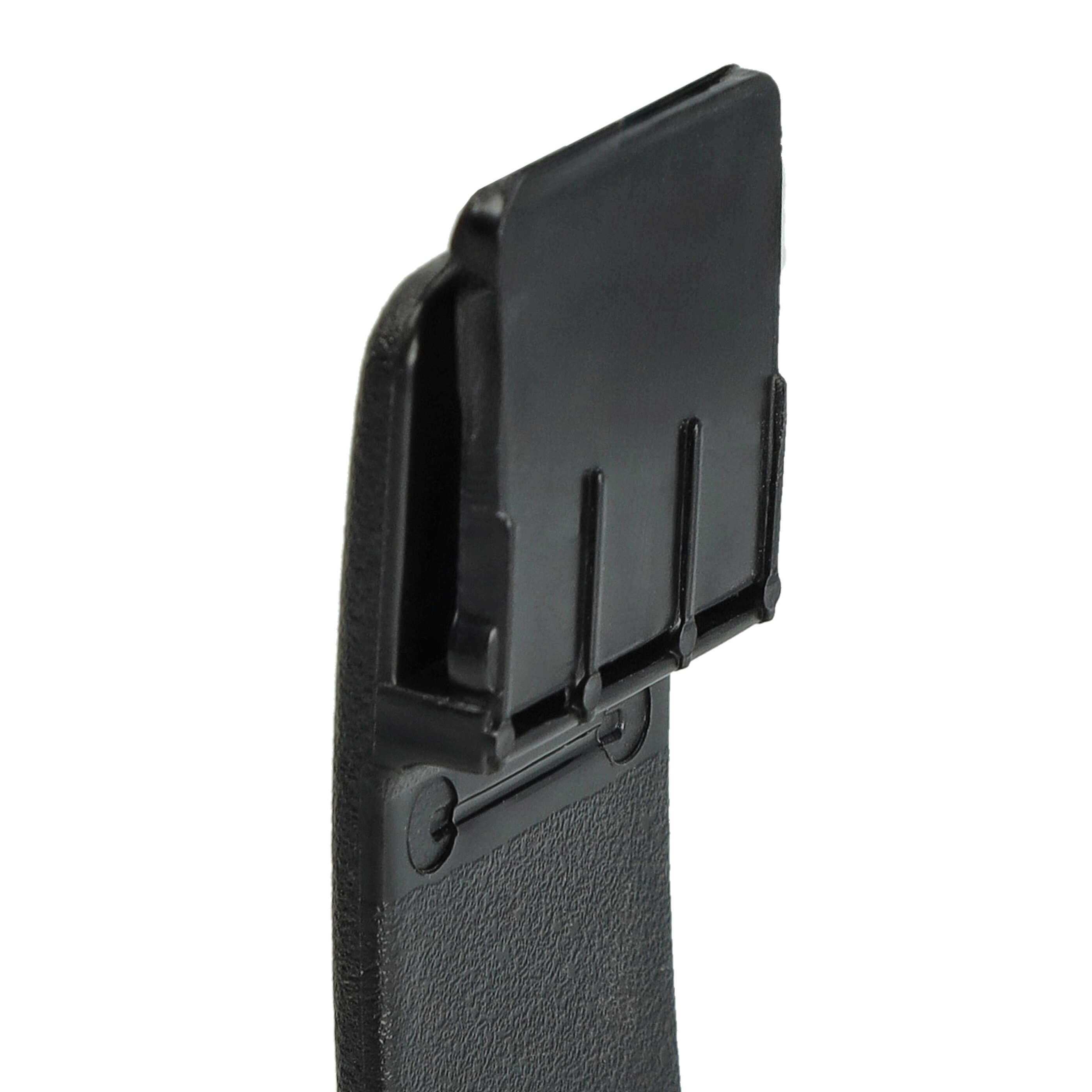 Gürtelclip für IC-F11 Icom Funkgerät - Kunststoff, Schwarz