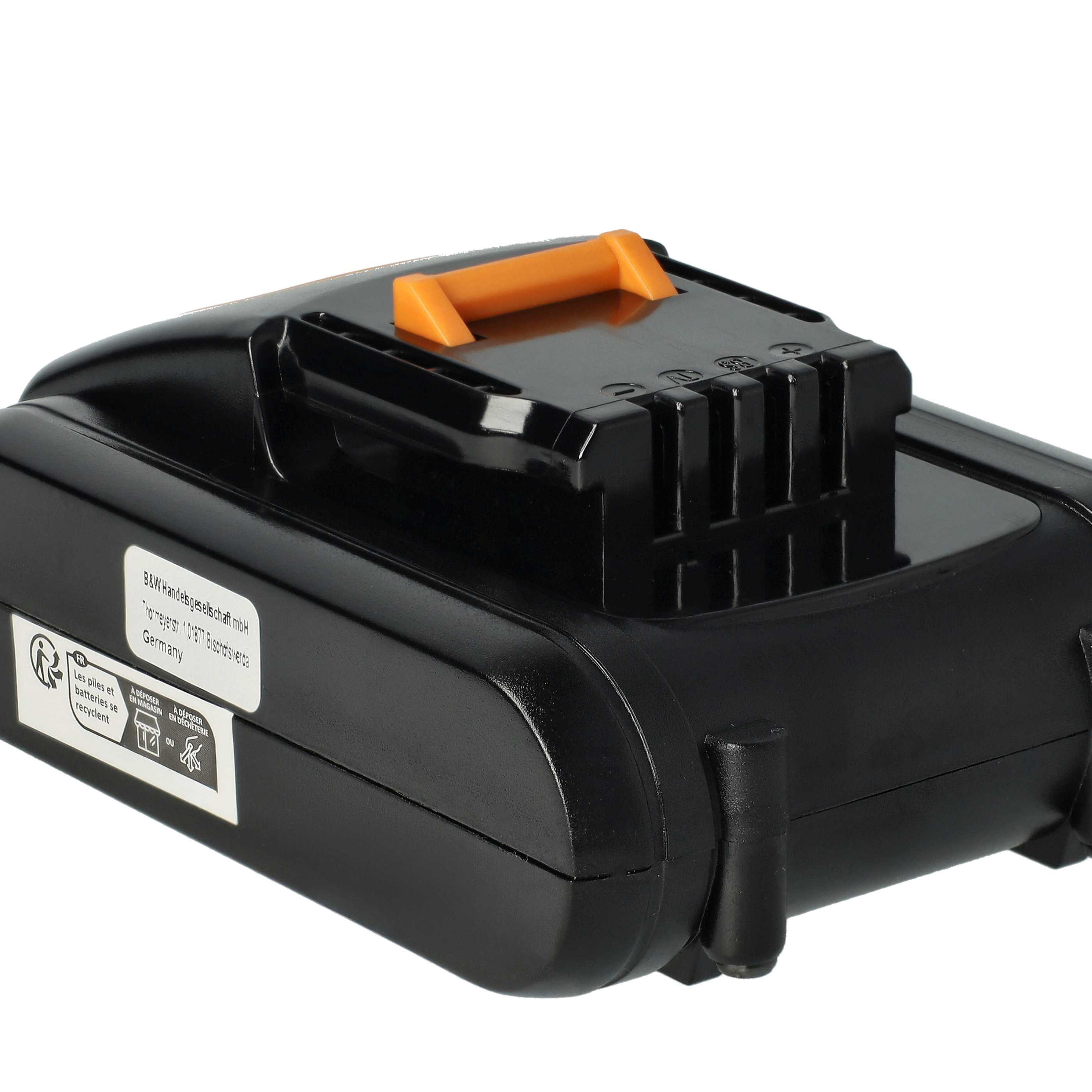 Batterie remplace Rockwell RW9351.1 pour outil électrique - 1500 mAh, 20 V, Li-ion
