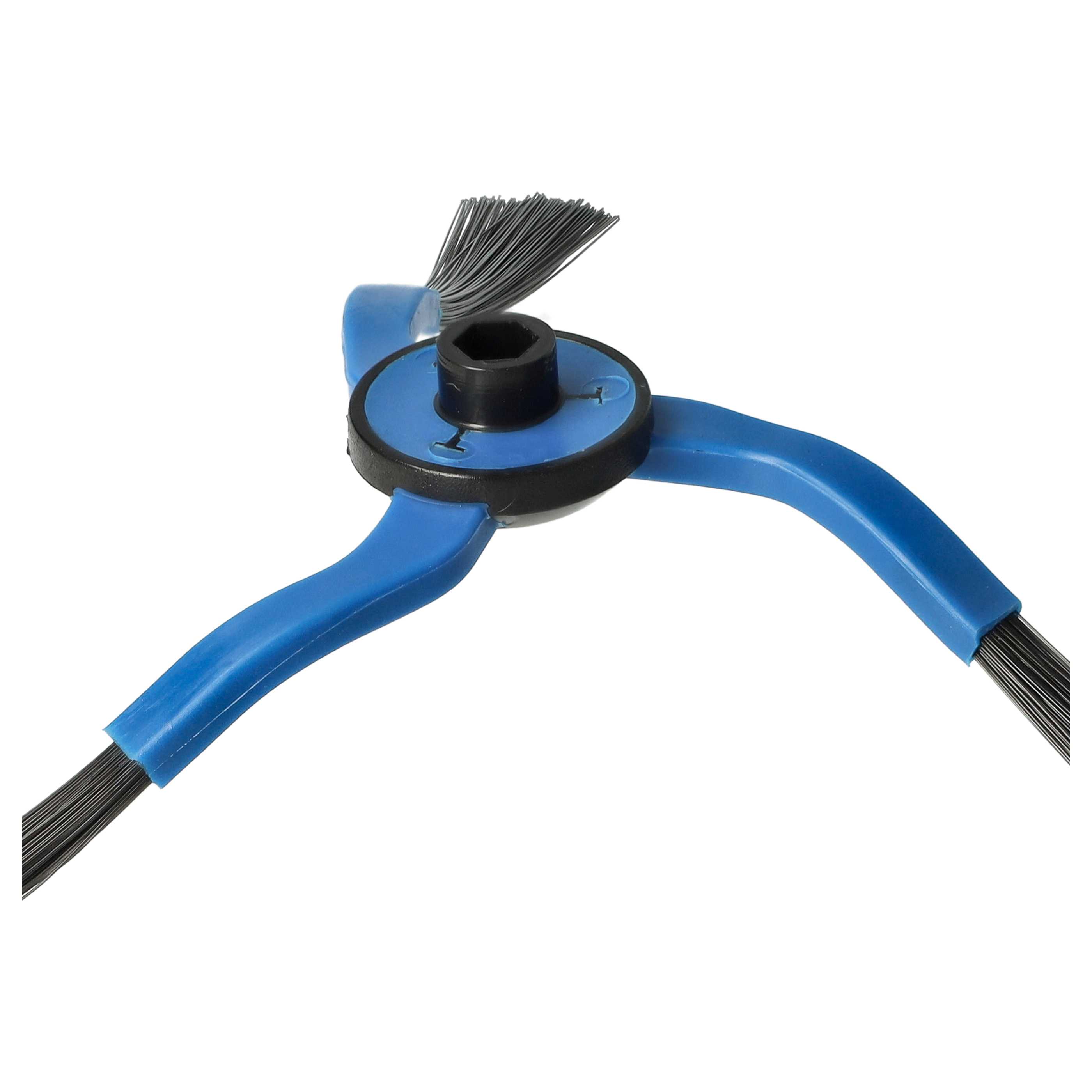 8x Side Brush suitable for Samsung SR87xx Robot Vacuum Cleaner - 3-armed, black, blue