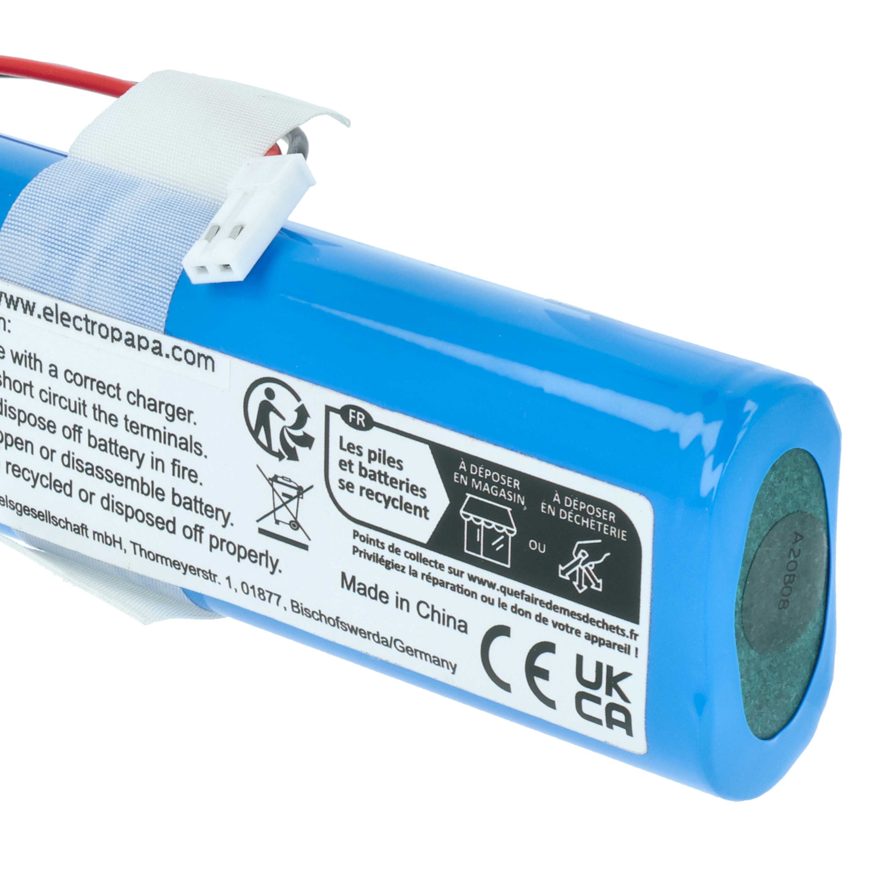 Battery suitable for Medion MD18500, MD18501, iLife V8s, iLife/ZACO V5s pro etc. 2600mAh, 14.4V, Li-Ion