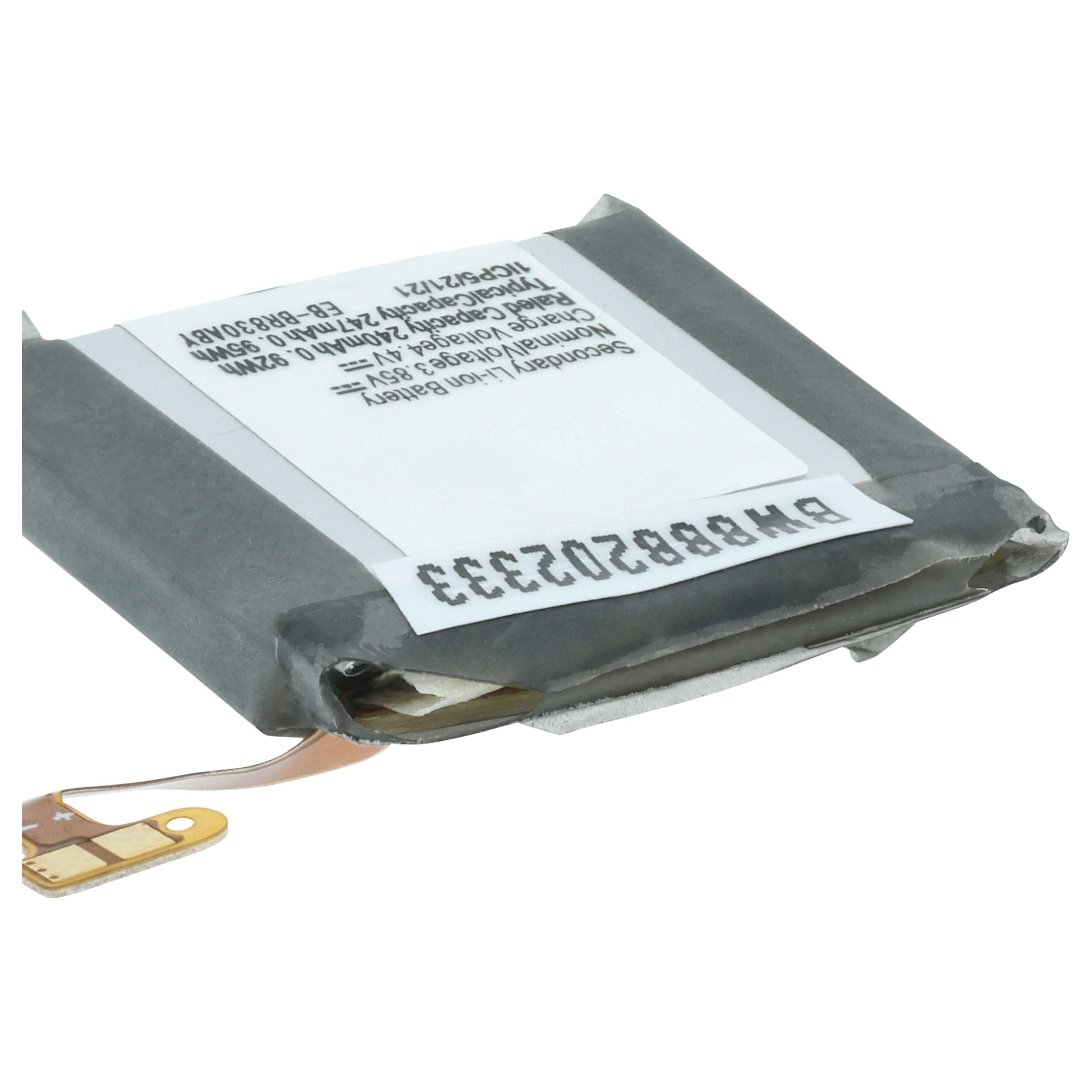 Smartwatch Battery replaces Samsung EB-BR830ABY, GH43-04968A - 220 mAh 3.85 V Li-polymer
