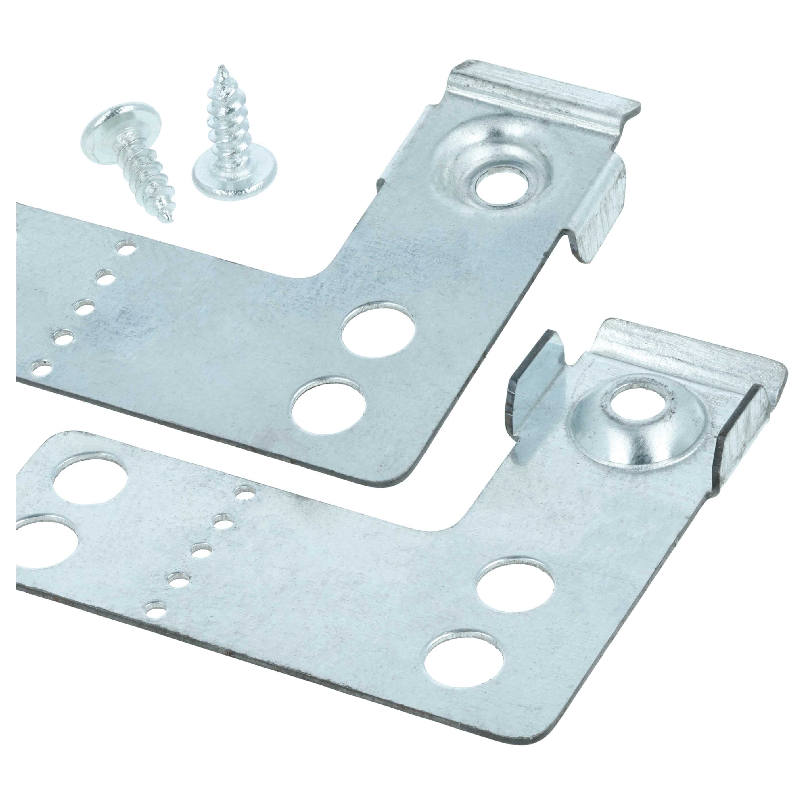 2 Part Angle Bracket Set for Bosch Siemens Dishwasher Replaces 00622622 - Fixing Bracket Left Right