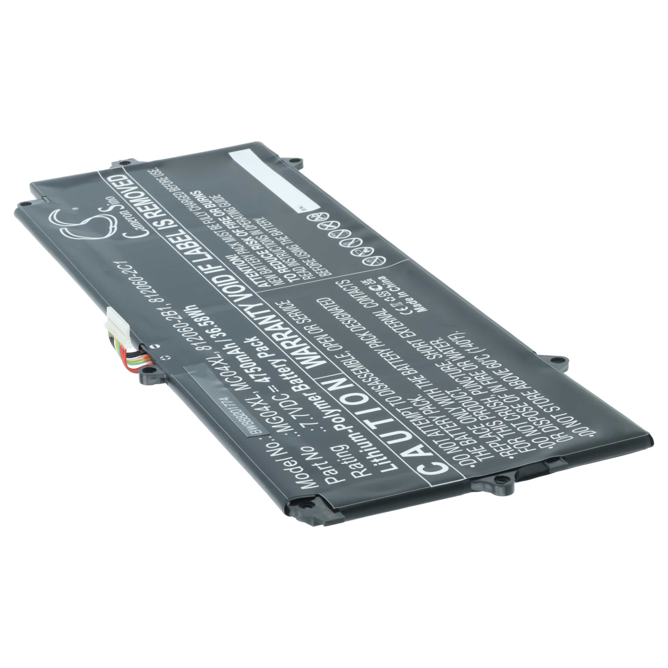 Akumulator do laptopa zamiennik HP 812060-2C1, 812148-855, 812060-2B1 - 4750 mAh 7,7 V LiPo, czarny
