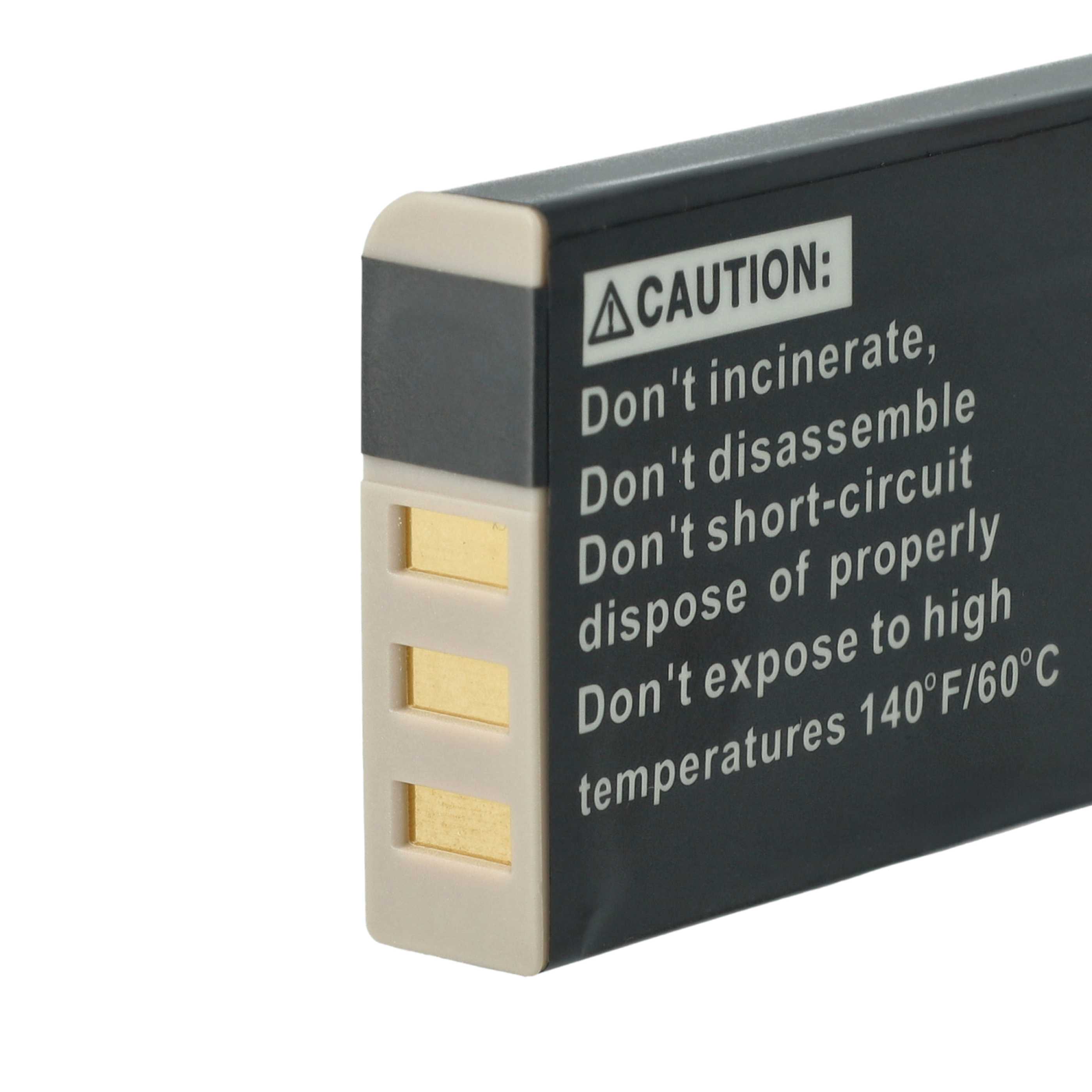 3x Battery replaces Fujifilm NP-95 - 1500mAh, 3.6V, Li-Ion
