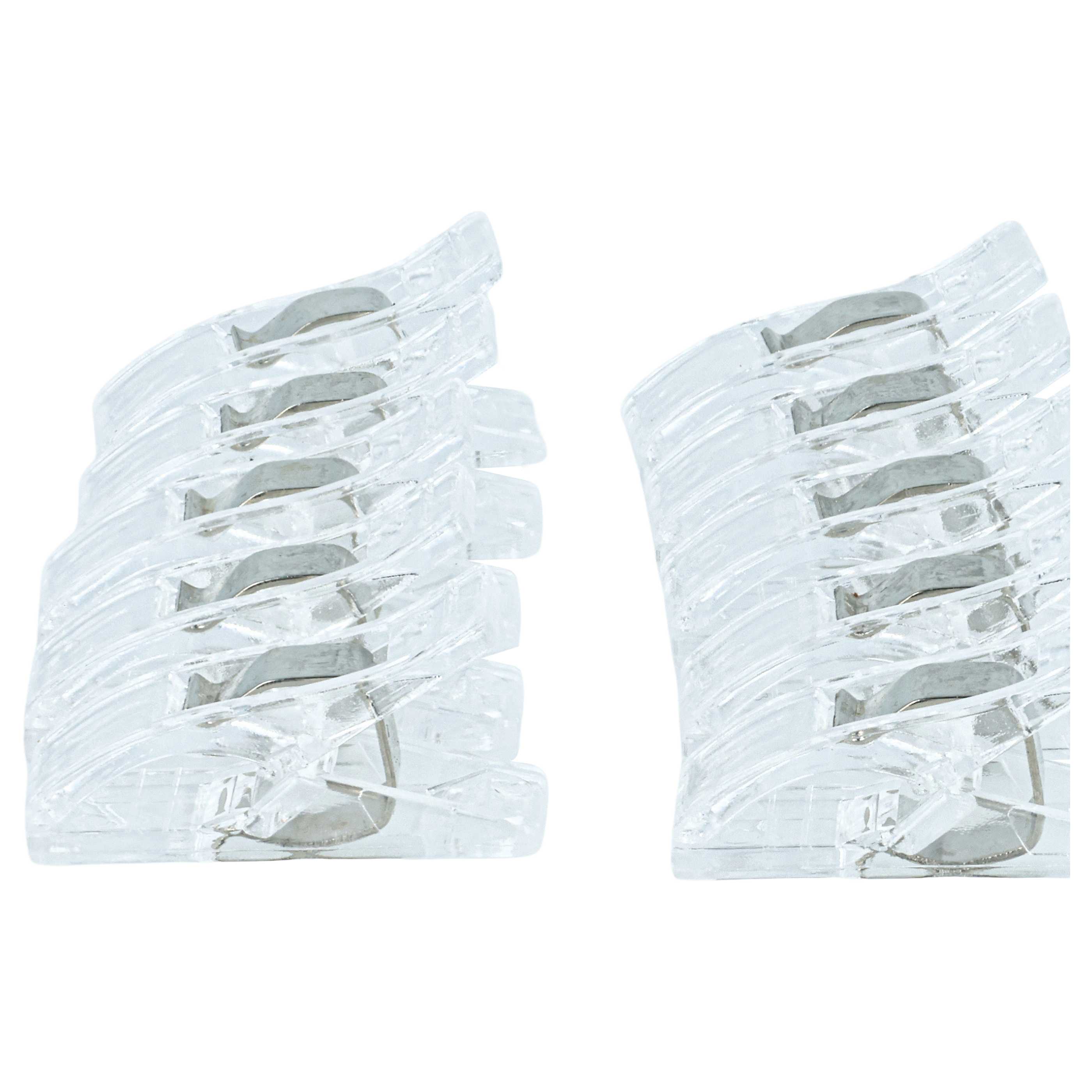 20x Wonderclips, pinces pour coudre et bricoler - avec marquage, transparent
