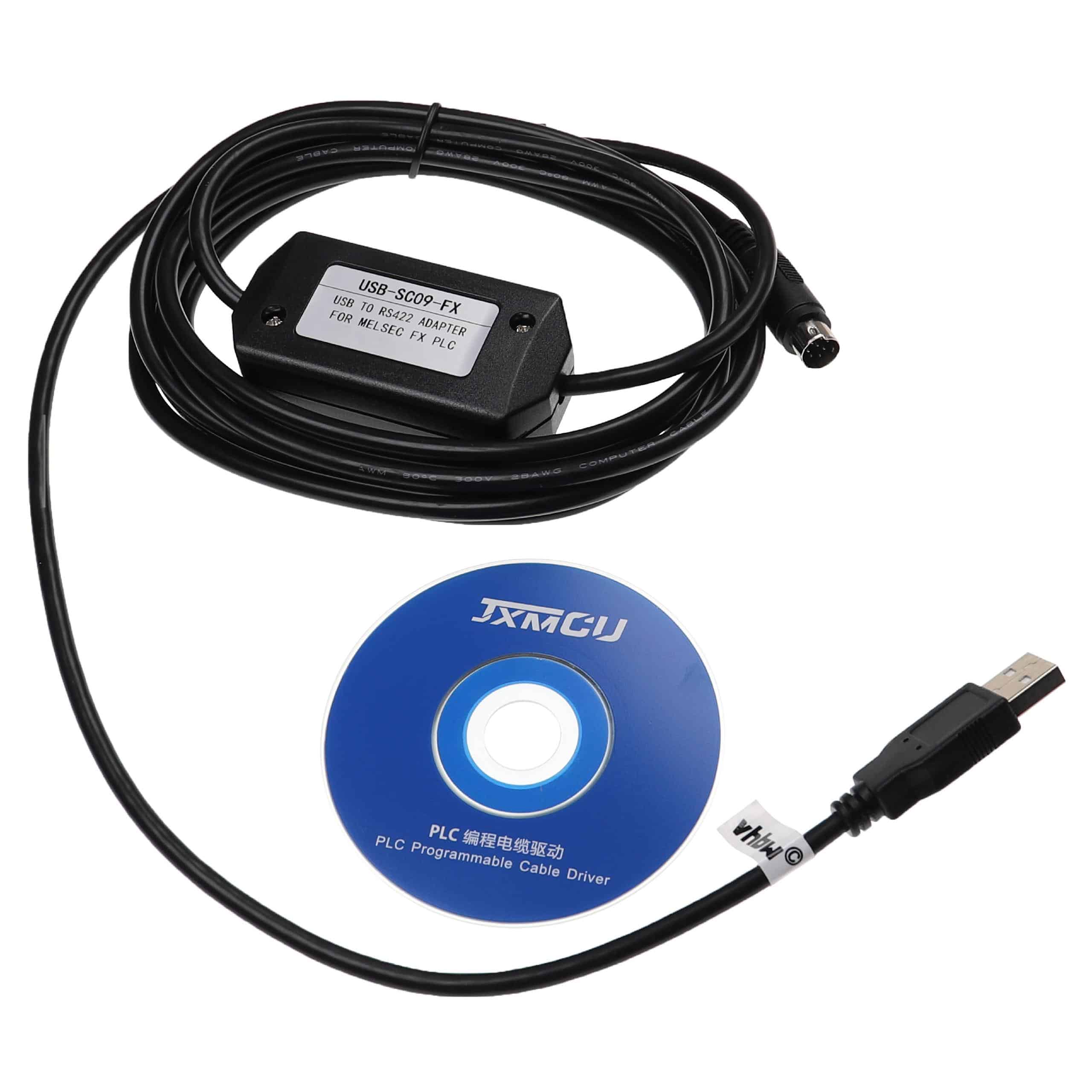 Cable de programación PLC reemplaza Mitsubishi USB-SC09-FX