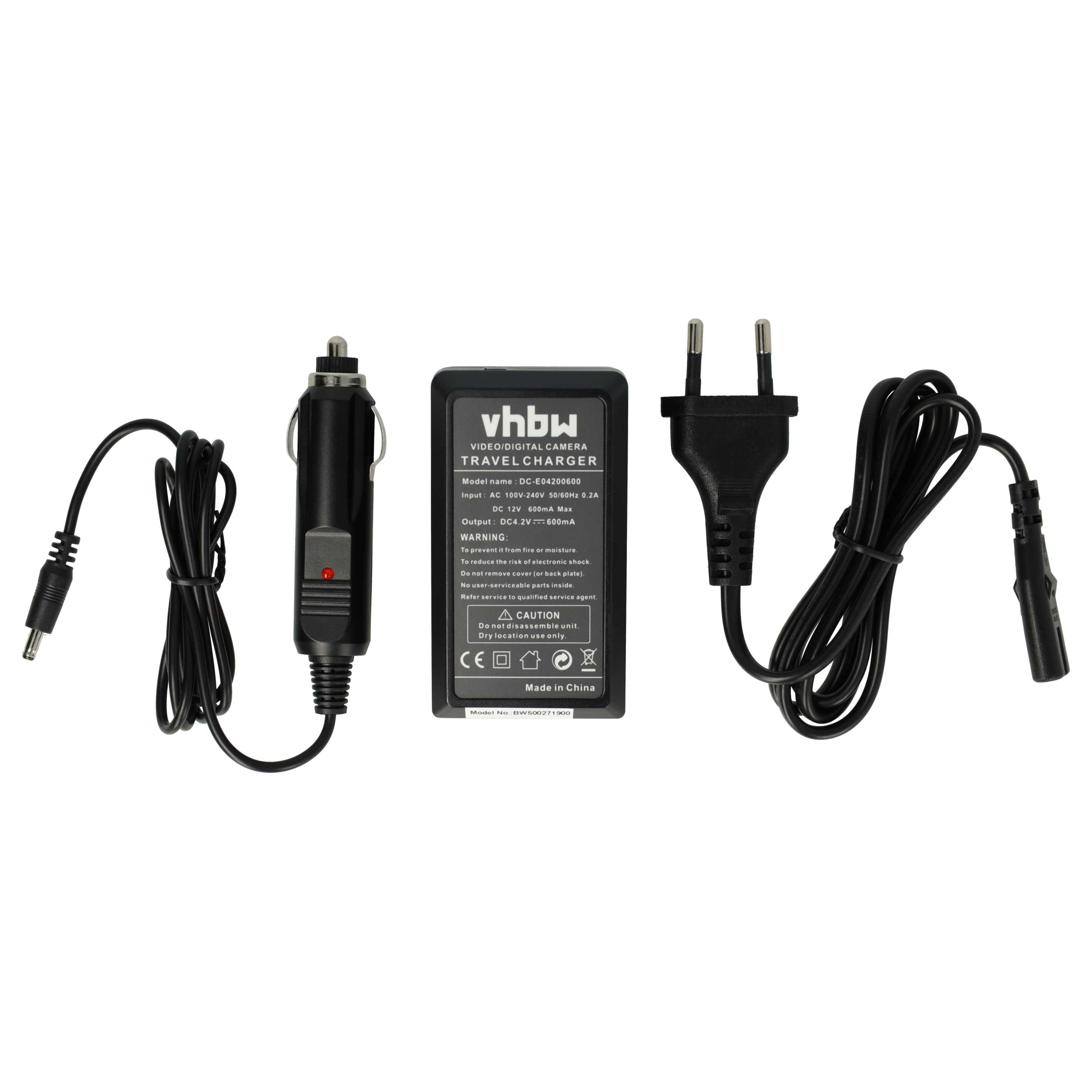 Battery Charger suitable for Sanyo DB-L50 Camera etc. - 0.6 A, 8.4 V