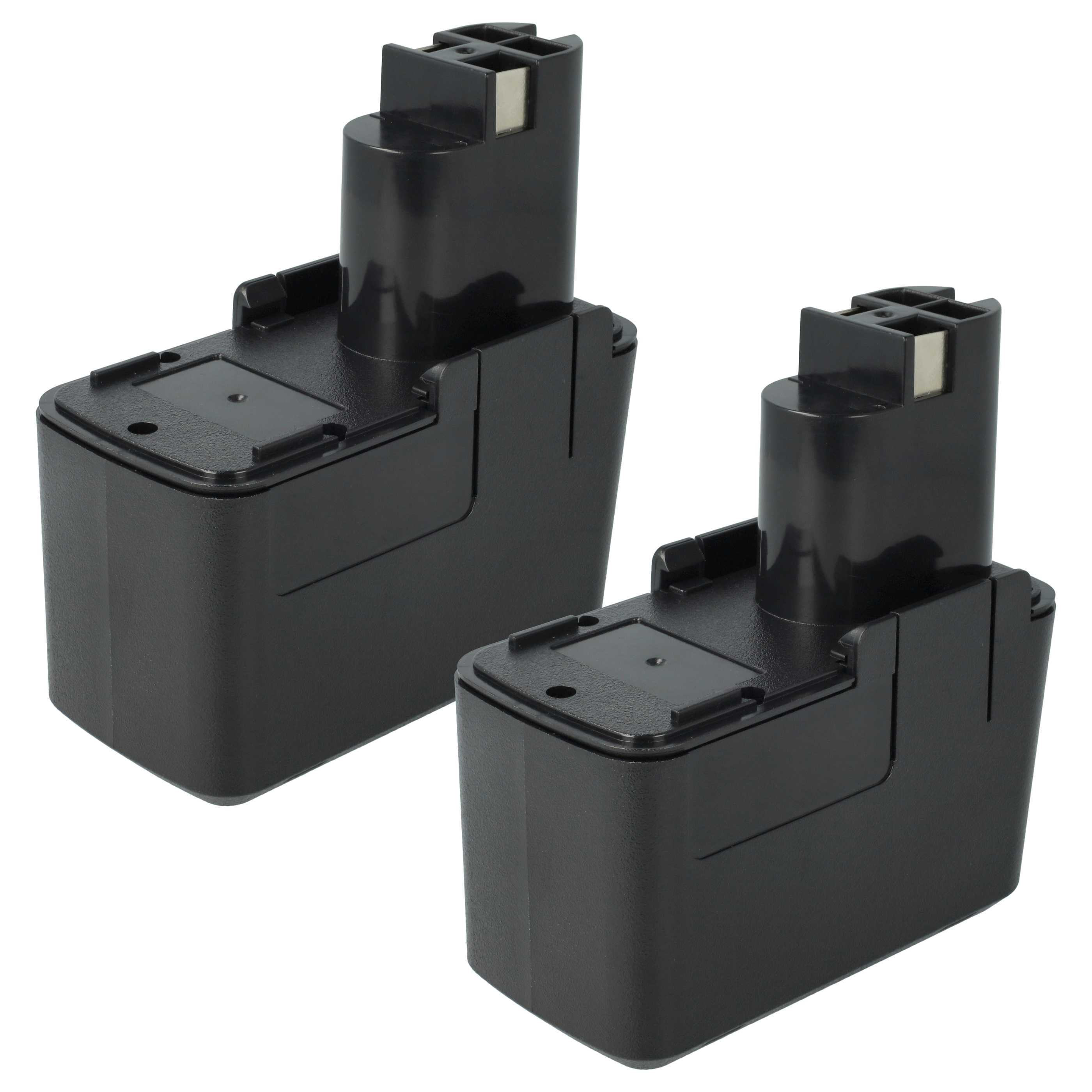 2x Battery replaces Bosch 2 607 335 037, 2 607 335 035 Electric Power Tool - 2000 mAh, 9.6 V, NiMH