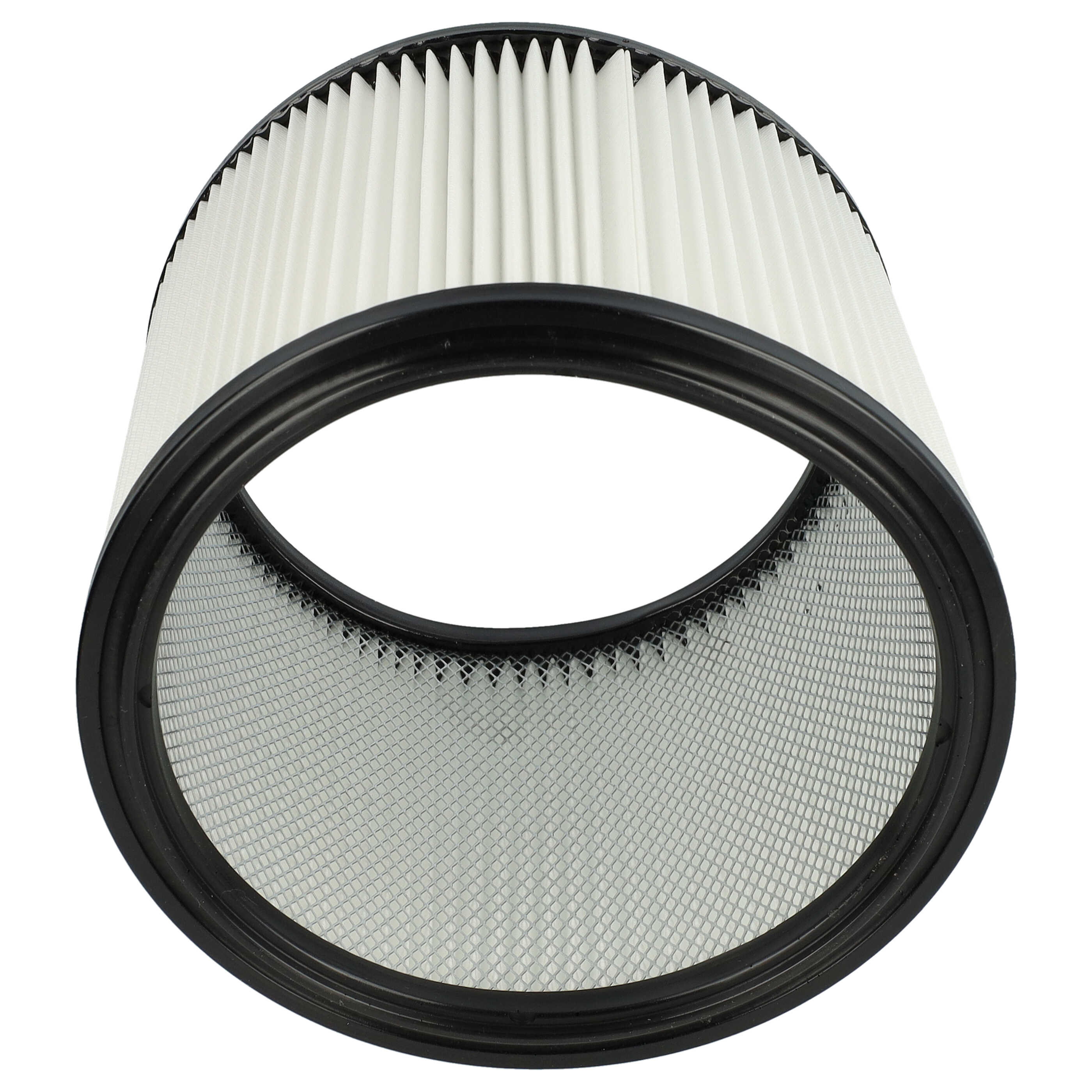 Filtercartridge filter replaces Starmix 413525, 4011240413525 for Starmix Vacuum Cleaner, black / white