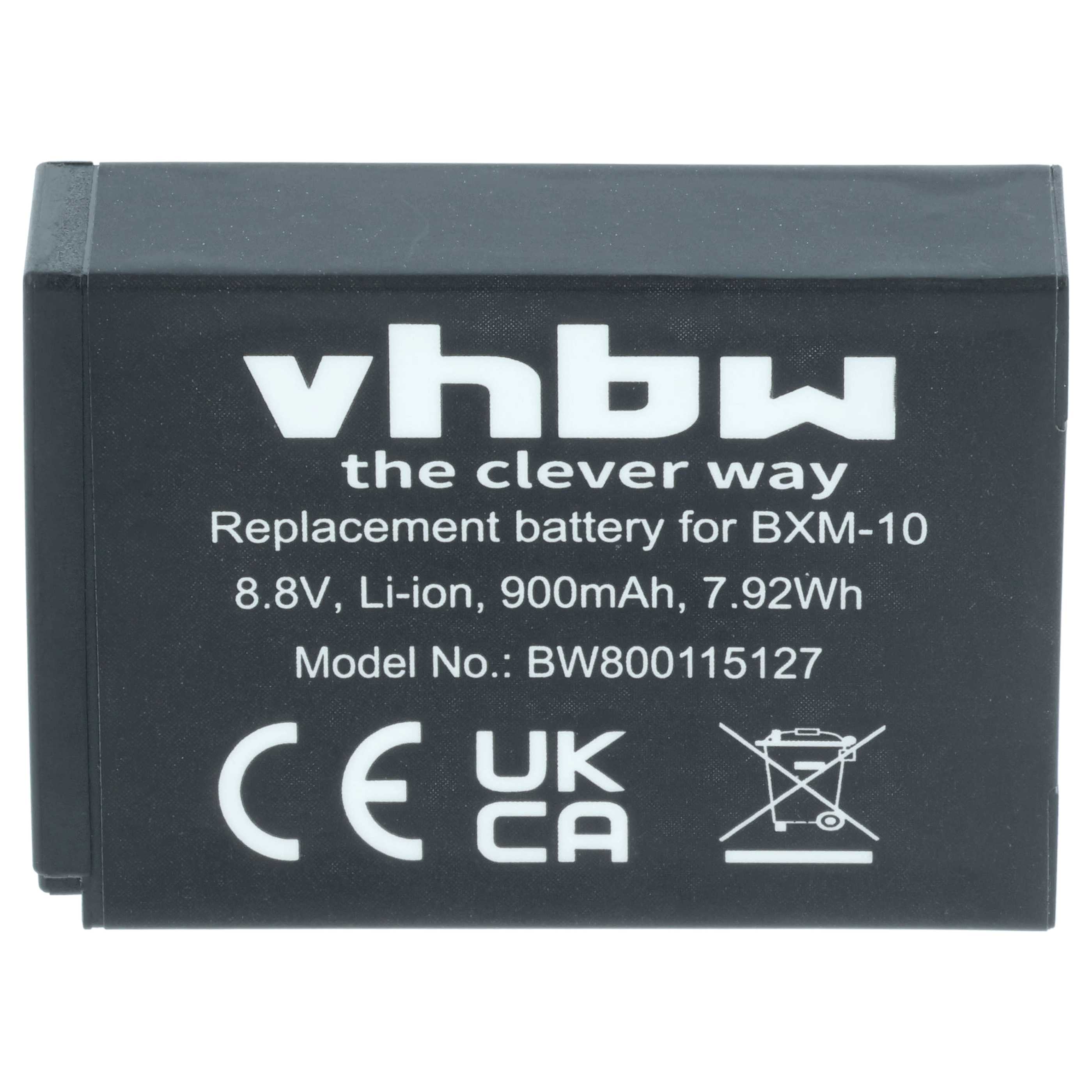 Battery replaces XiaoYi BXM-10 - 900mAh, 8.8V, Li-Ion