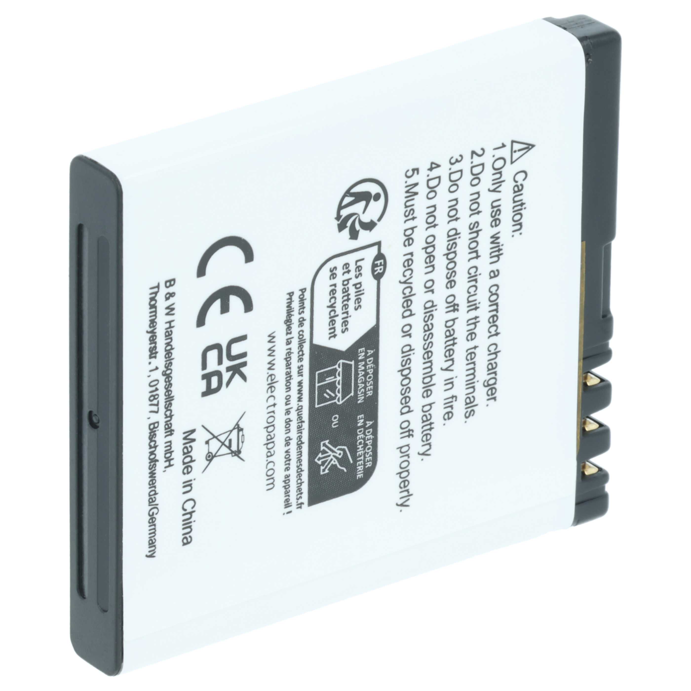 Akumulator do telefonu smartfona zamiennik Nokia BL-6F - 1000 mAh 3,7 V Li-Ion