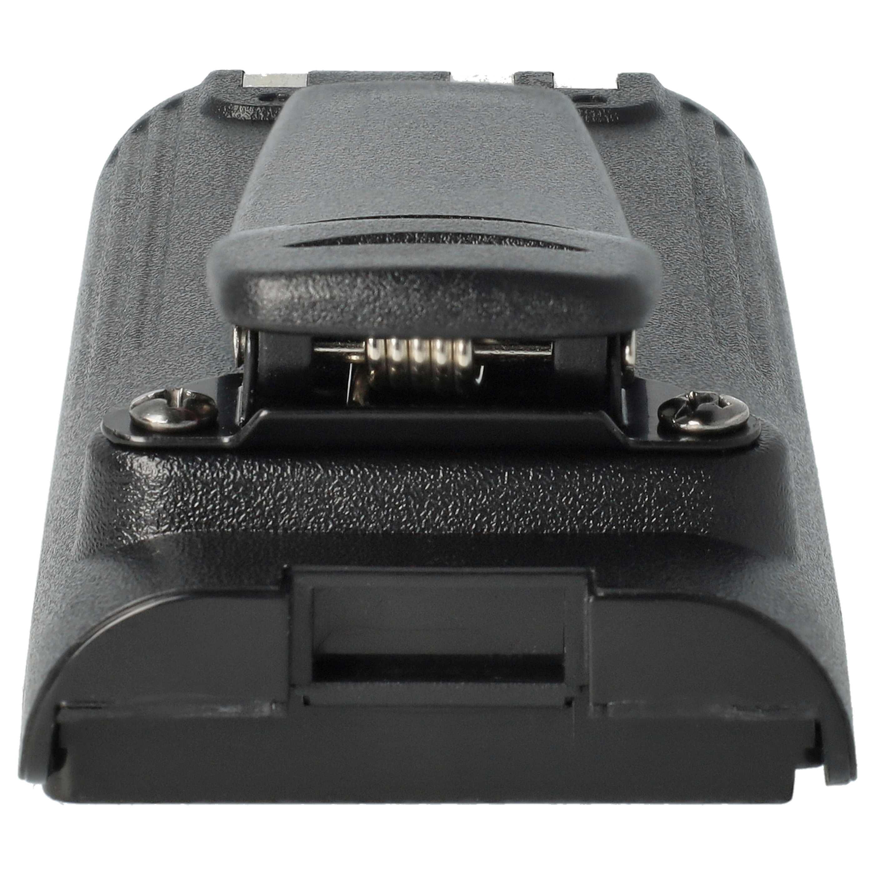 Radio 5x Battery replaces Icom BP-211, BP-210N, BP-210, BP-209N, BP-209 - 2000 mAh 7.4 V Li-Ion + Belt Clip