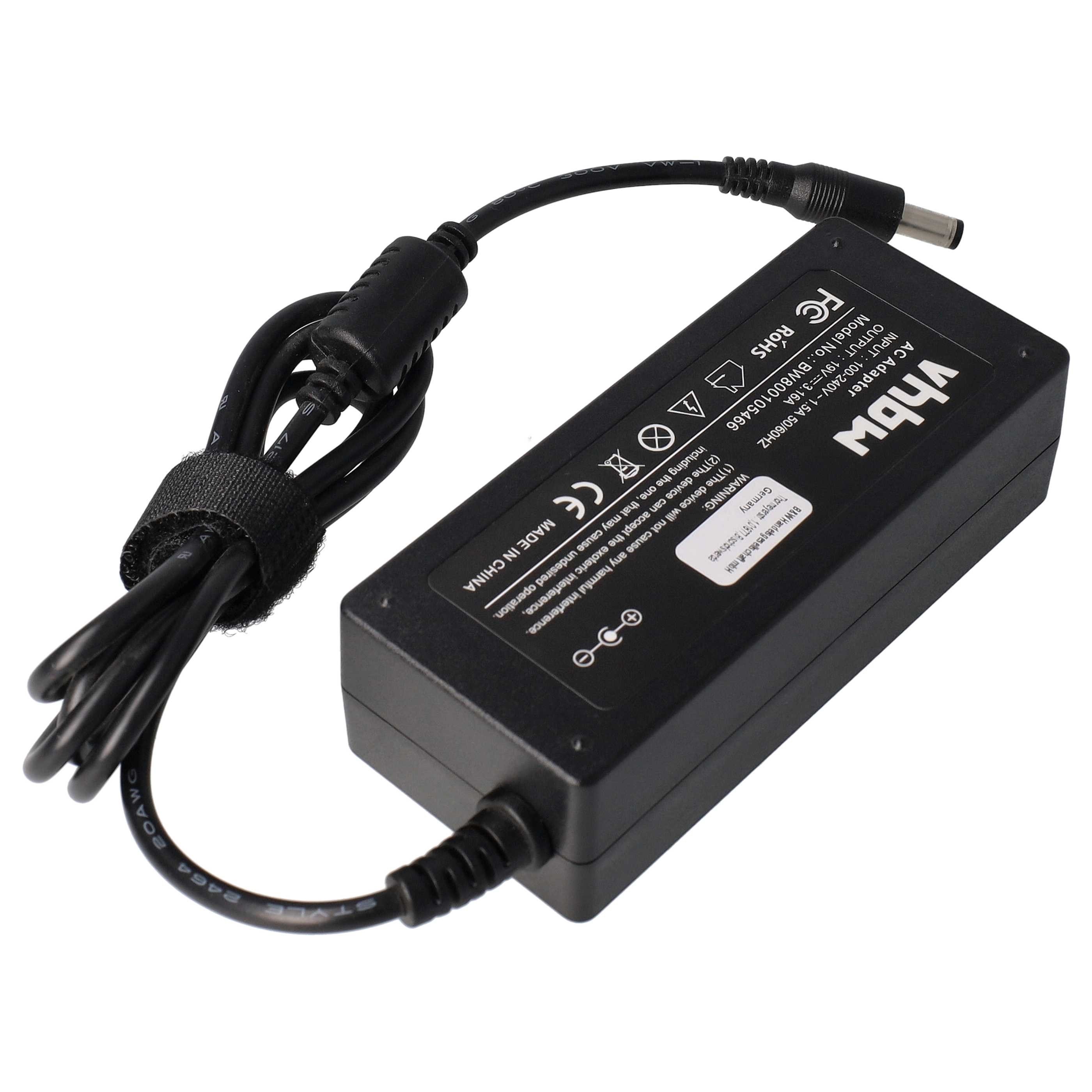 Mains Power Adapter replaces Acer PA-1600-02, 25.10135.011, 25.10064.041, 25.10068.121 for AcerNotebook, 60 W