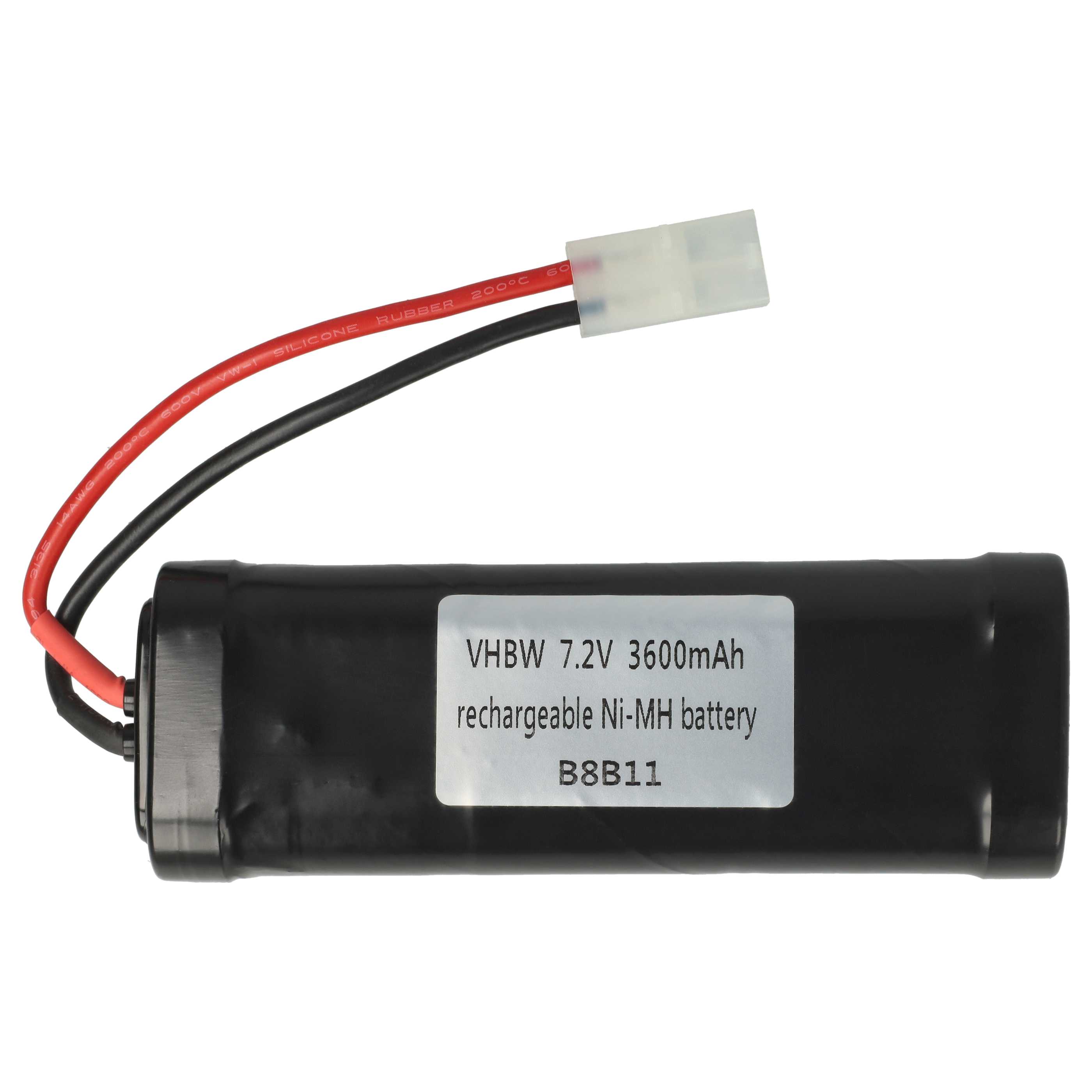 Batterie modèle radio-télécommandé - 3600mAh 7,2V NiMH, T-Plug (f)