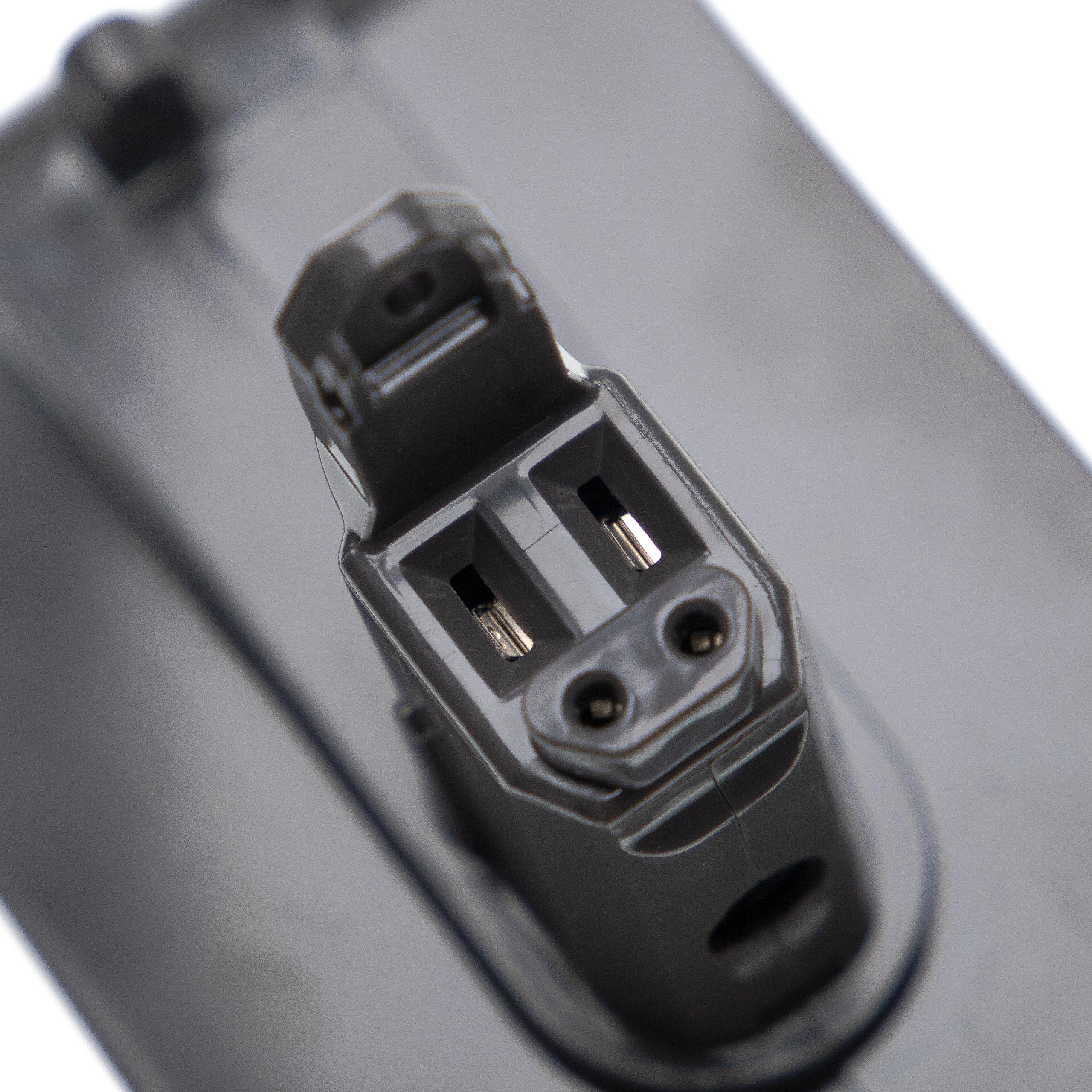 Batterie remplace Dyson 17083-5010, 17083-3009, 17083-3511 pour aspirateur - 2000mAh 22,2V Li-ion, gris