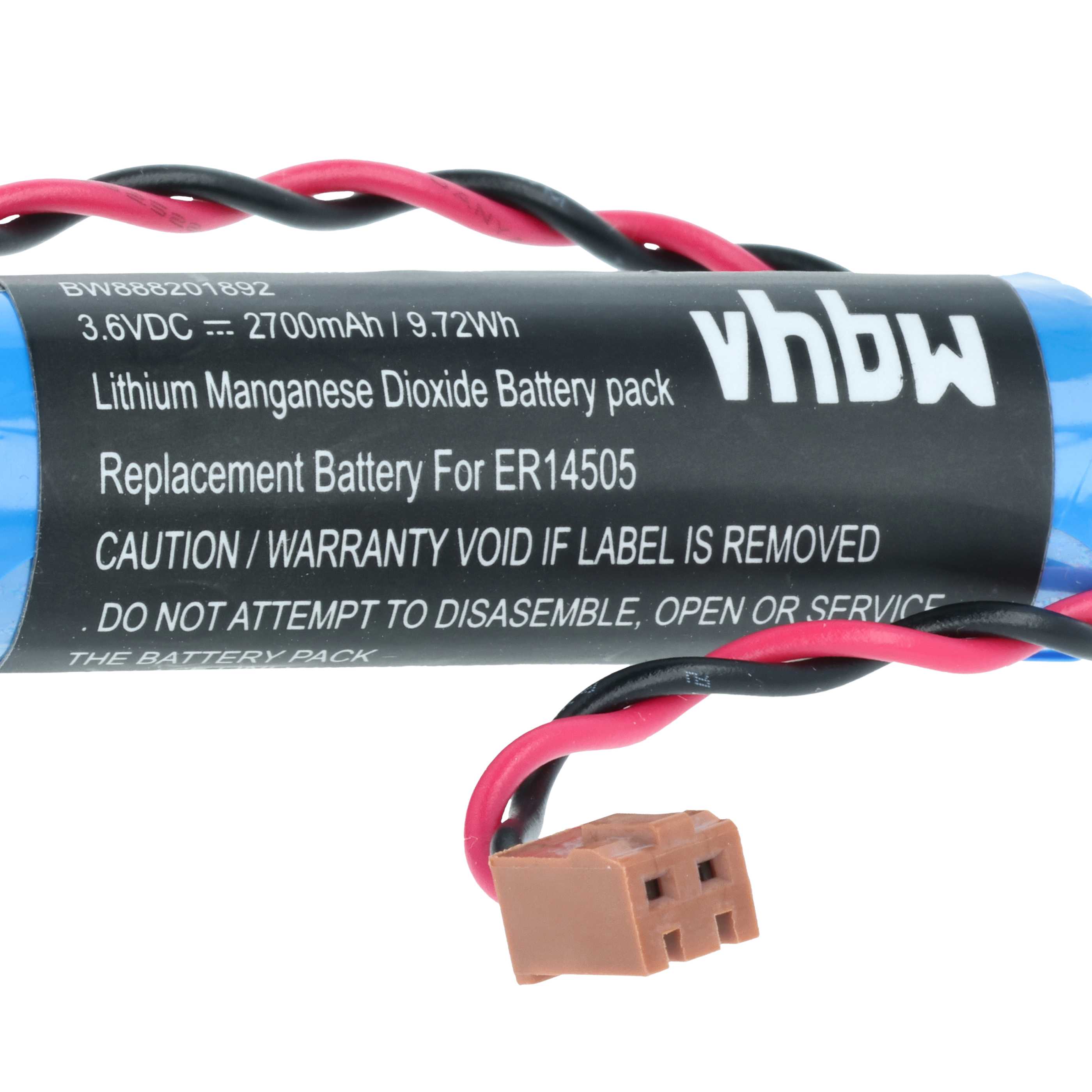 Bateria do PLC programowalnego sterownika Toshiba - 2700 mAh 3,6 V Li-SOCl2