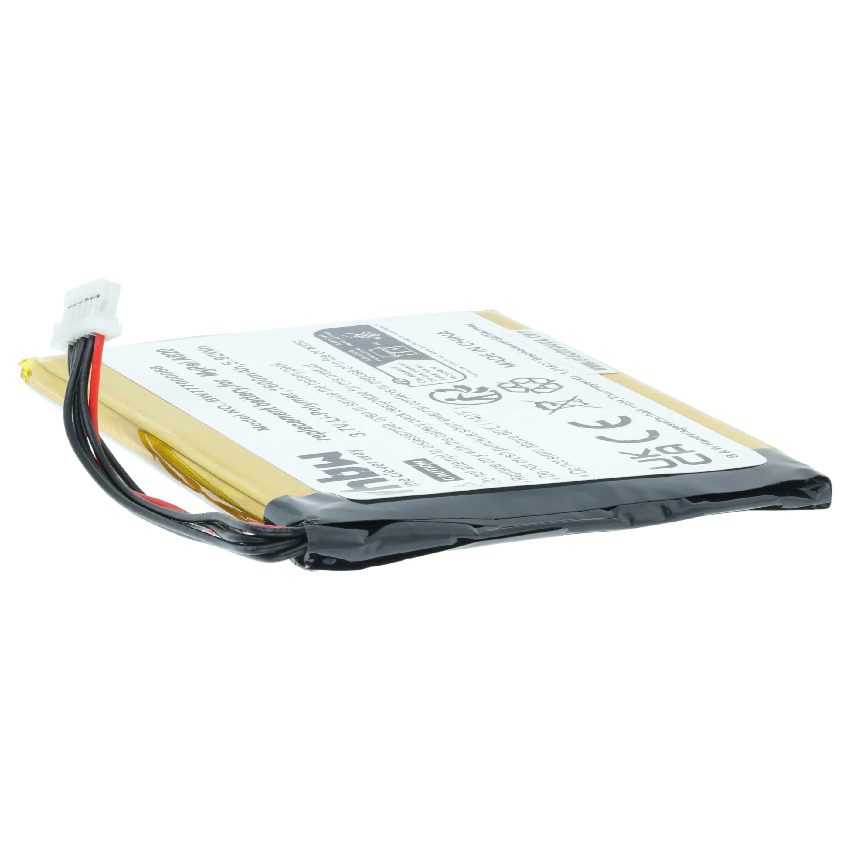 Batterie remplace Asus 029521-83159-7, B521103 téléphone portable Asus - 1500mAh 3,7V Li-polymère