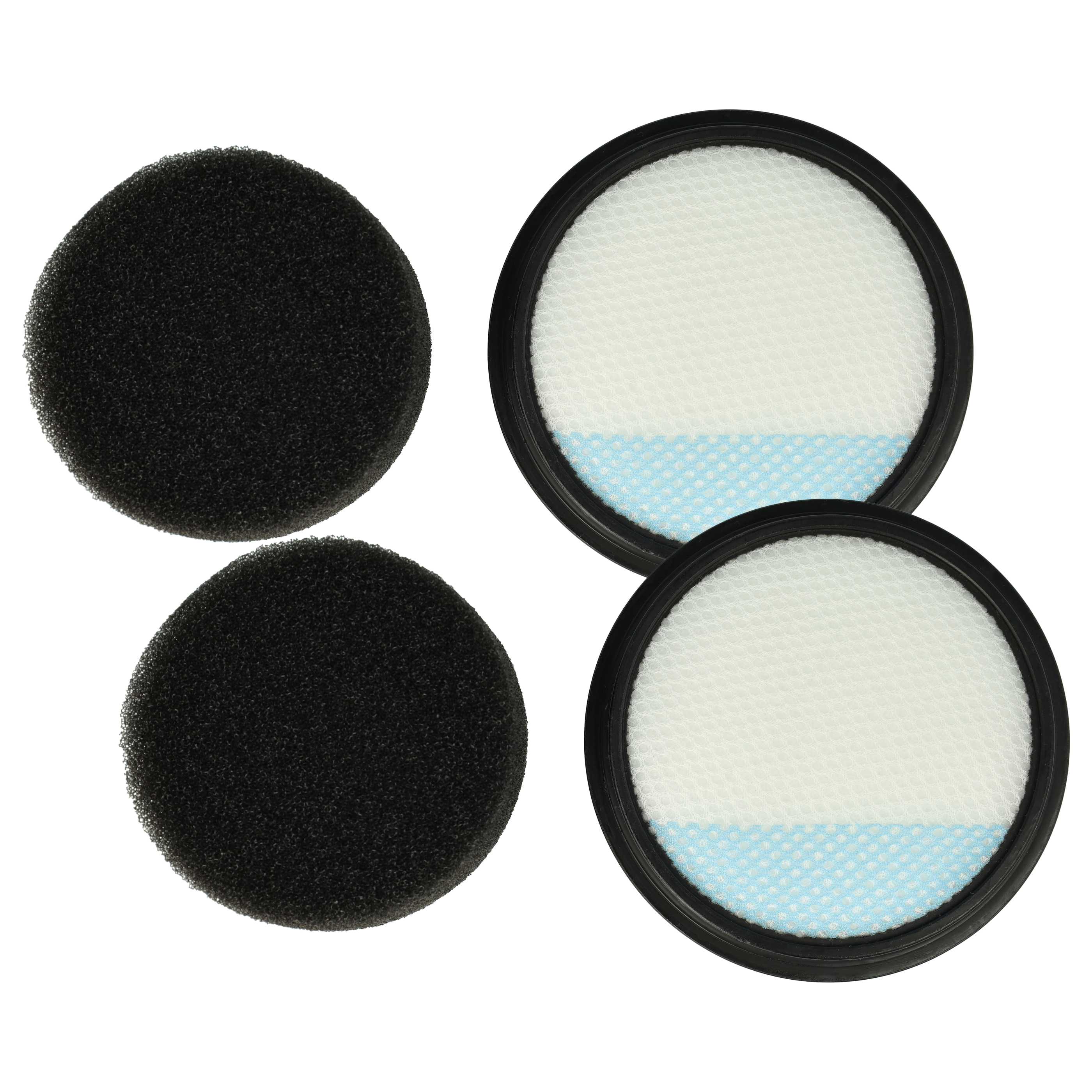 2x Filter Set replaces Dirt Devil 0777001 for Dirt Devil Vacuum Cleaner - Vacuum Cleaner Filter Set