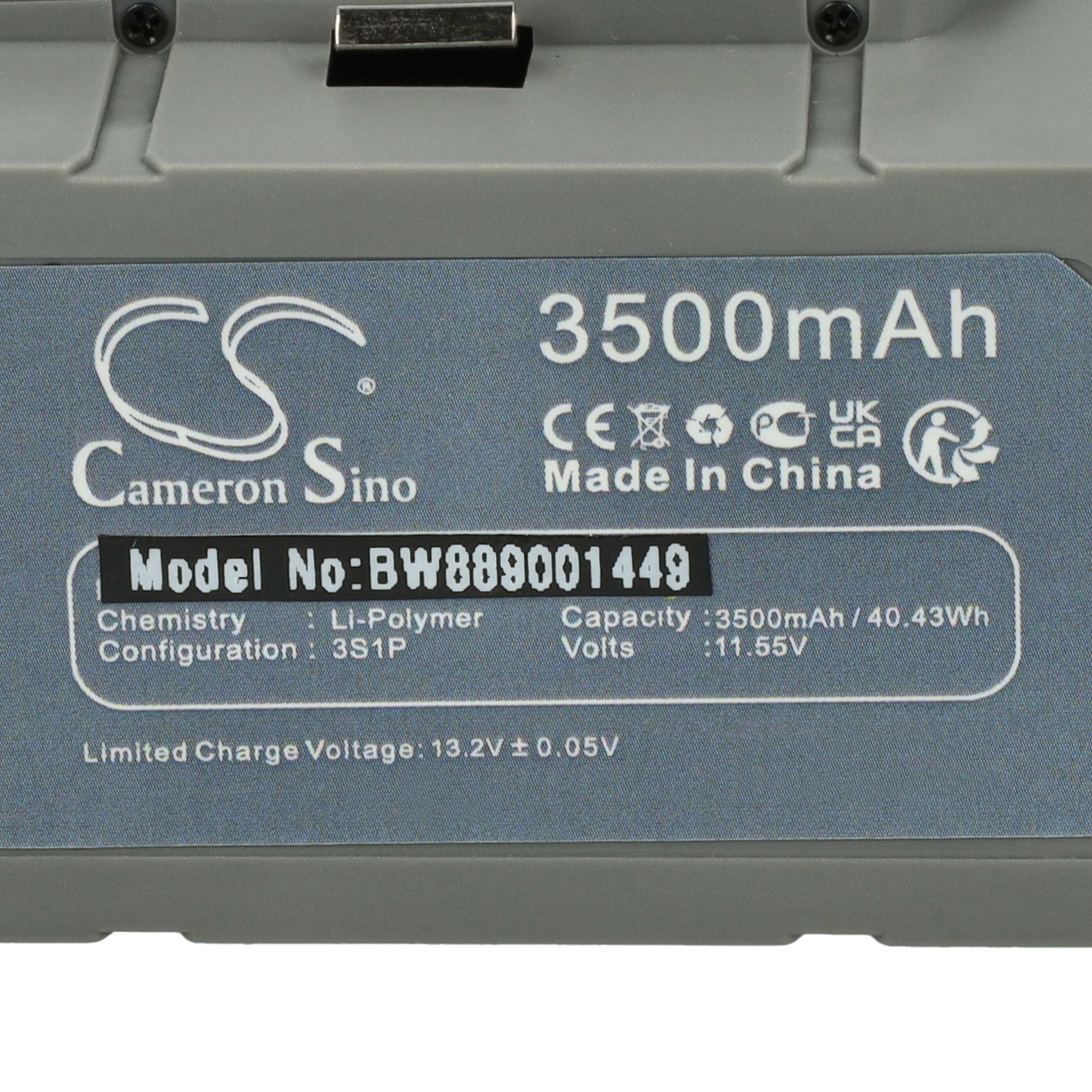 Batterie remplace DJI PB2, CP.MA.00000268.01 pour drone DJI- 3500mAh 11,55V Li-polymère