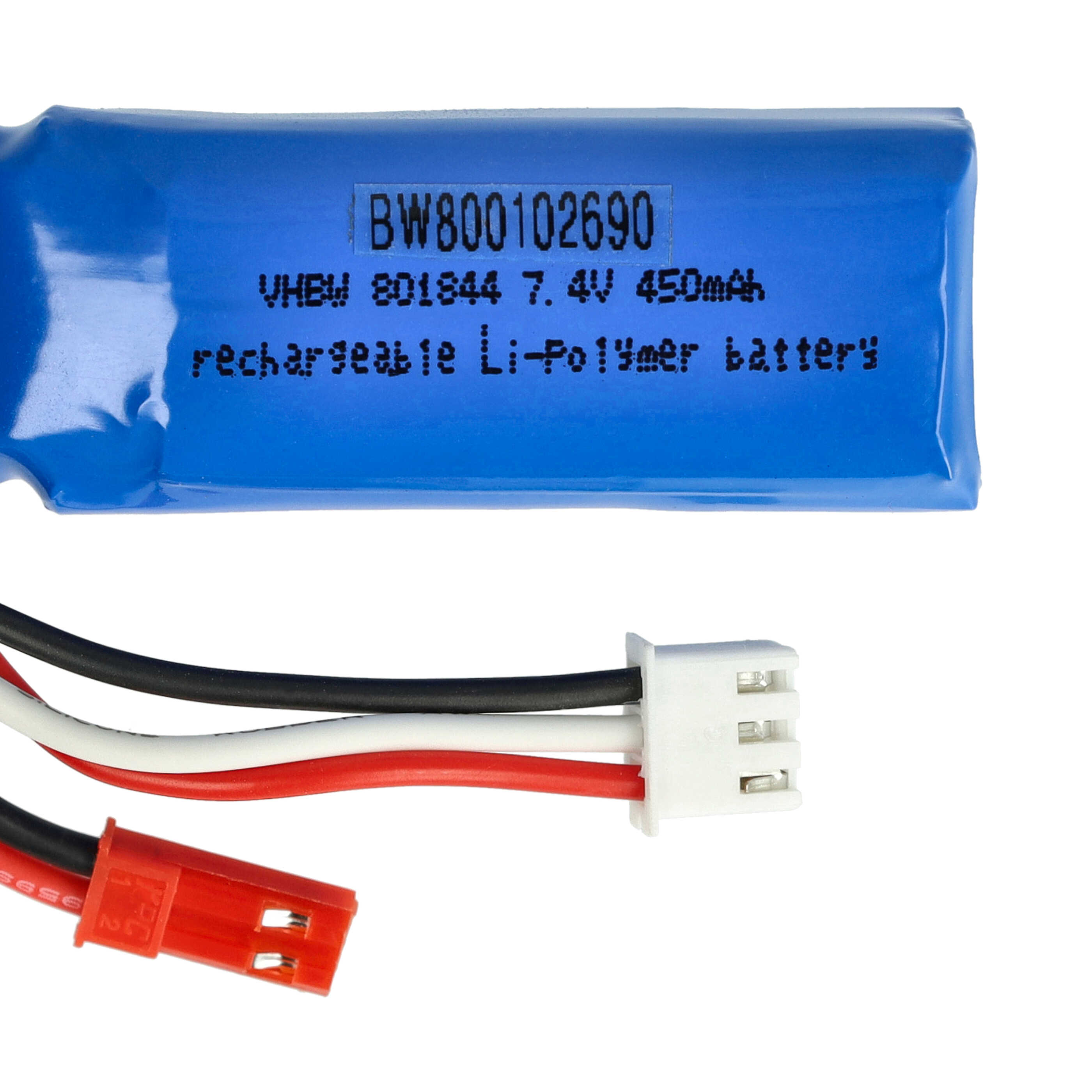 RC Modellbau-Akku - JST-SYP-2P - 450mAh 7,4V Li-Polymer