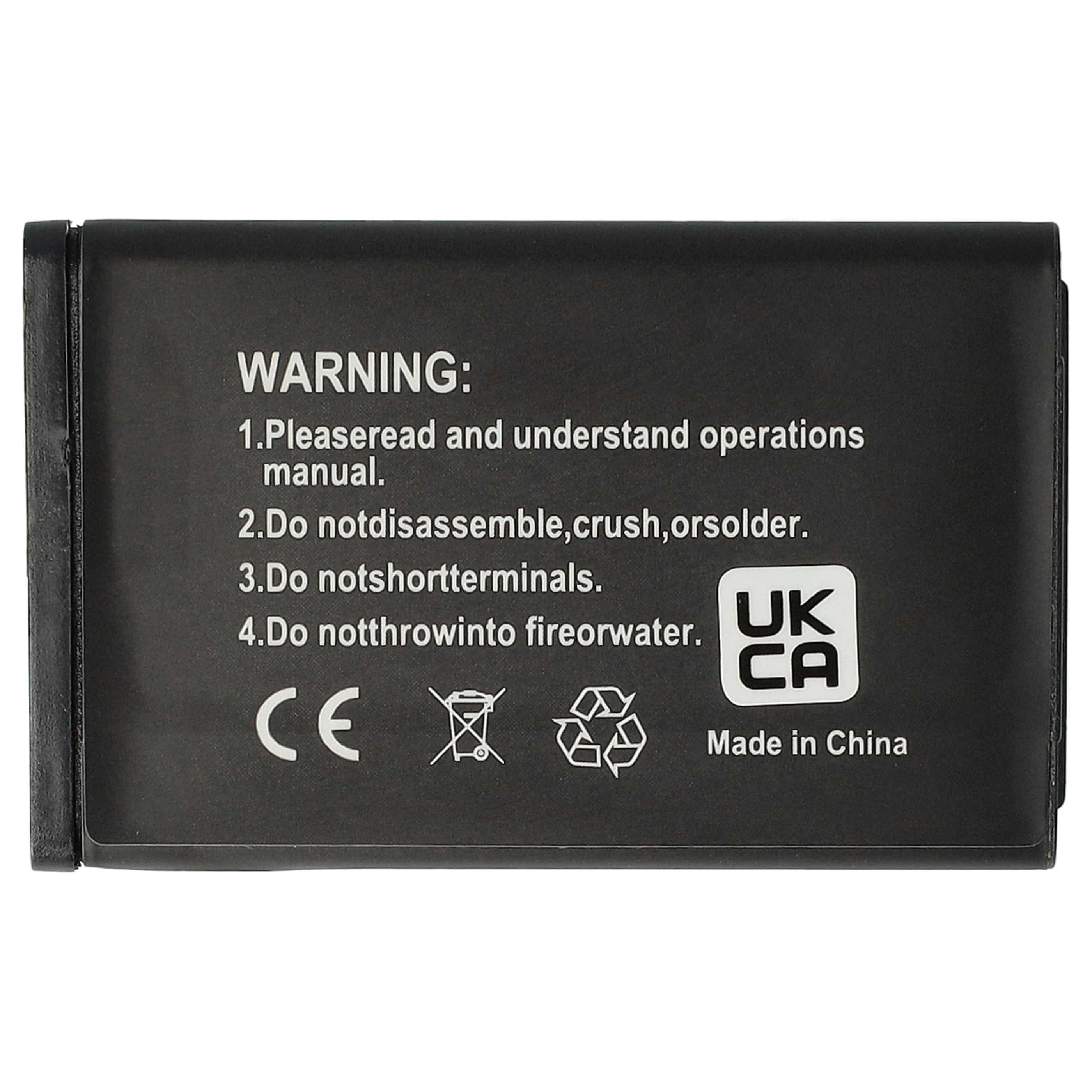 Batteria sostituisce LG IP-431a, SBPL0083509, SBPL0089901, IP-430a per cellulare - 600mAh 3,7V Li-Ion 