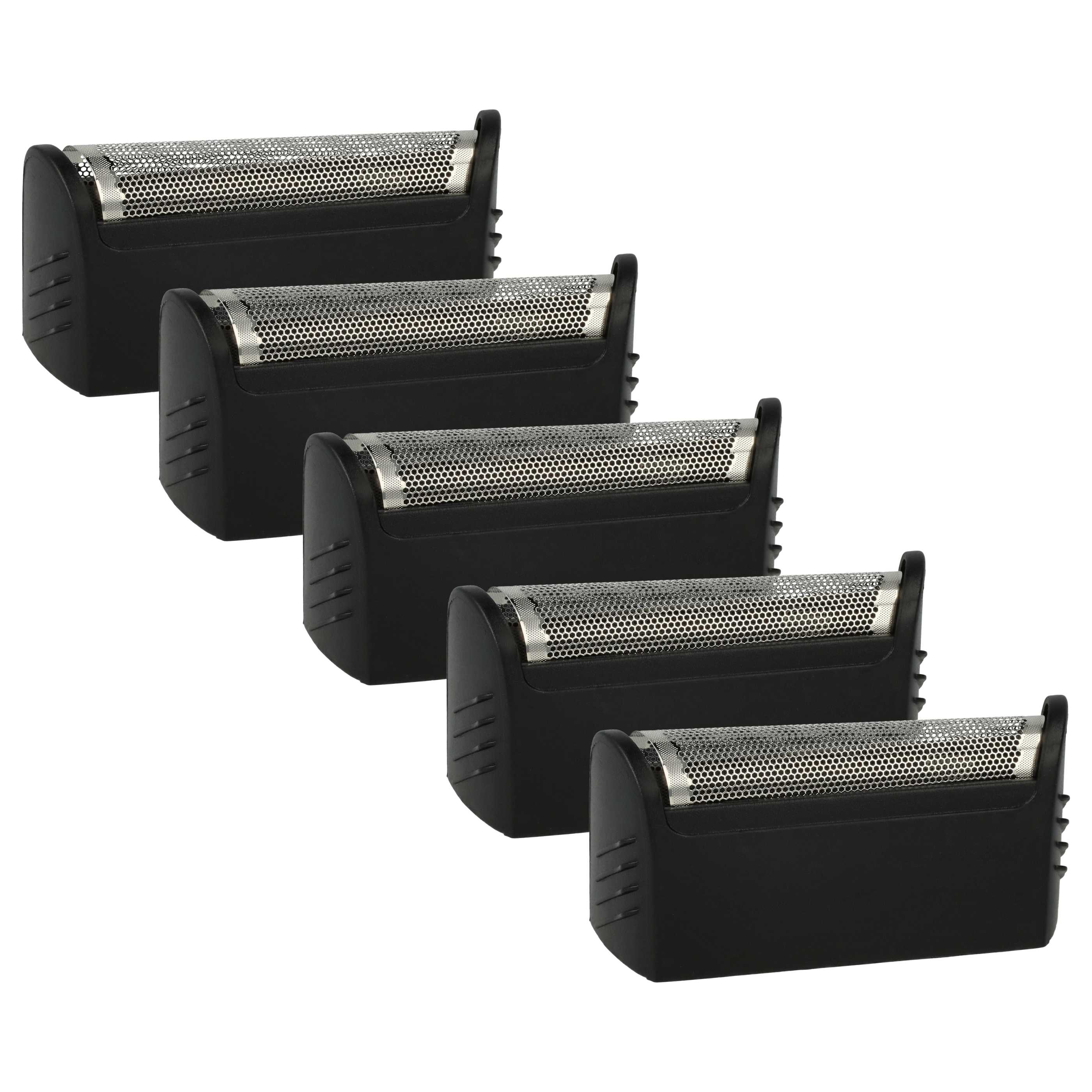 5x Shaver Foil replaces Braun 597, 596 for Razor - incl. Frame, Black/Silver