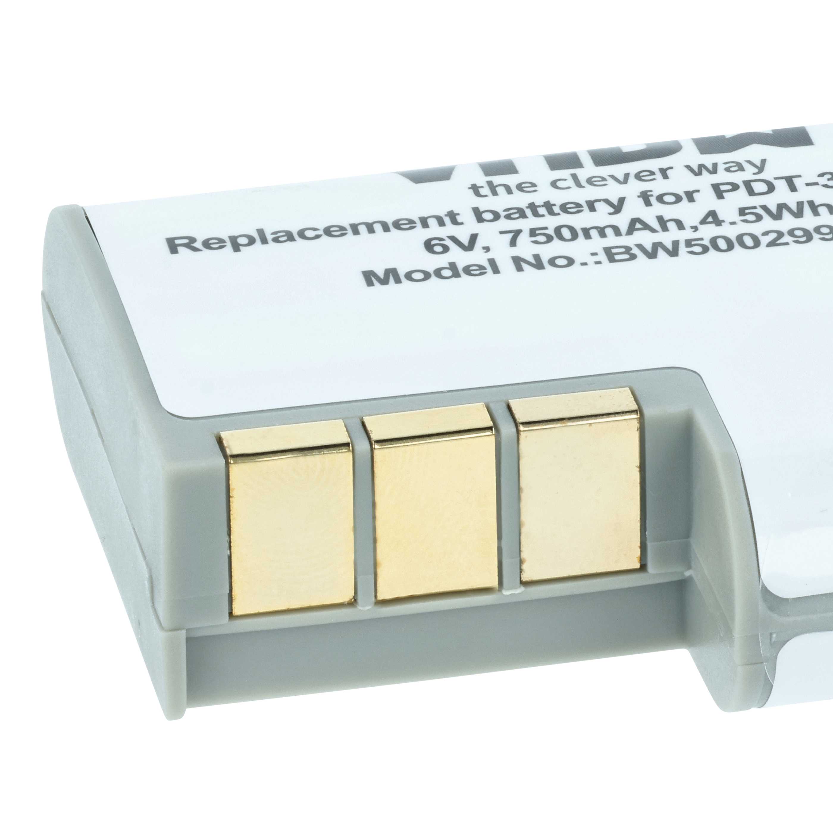 5x Batteria sostituisce Symbol 50-14000-0, 21-36897-02 per barcode scanner Symbol - 750mAh 6V NiMH