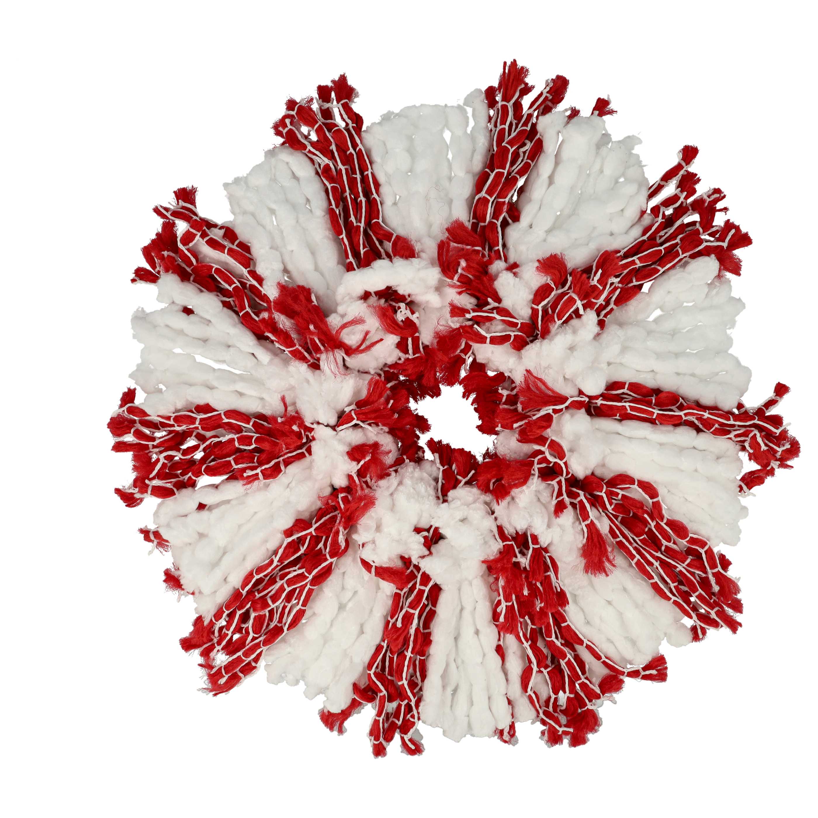 4x Mop Head replaces Leifheit 52115, 52094 for Leifheit Mop - microfibre, white, red