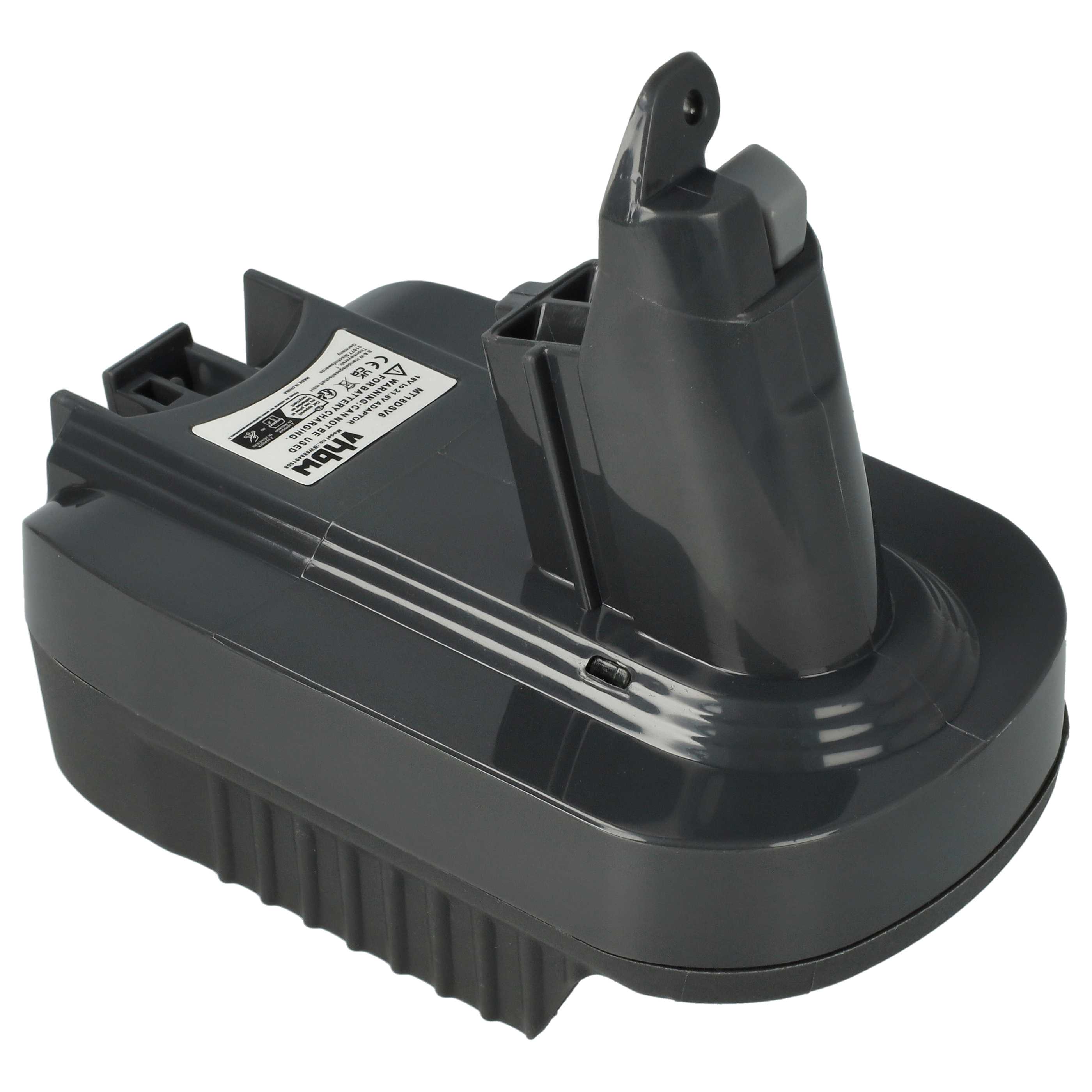 Adaptateur de batterie Makita 18 V Li-ion vers batterie d'aspirateur Dyson SV03