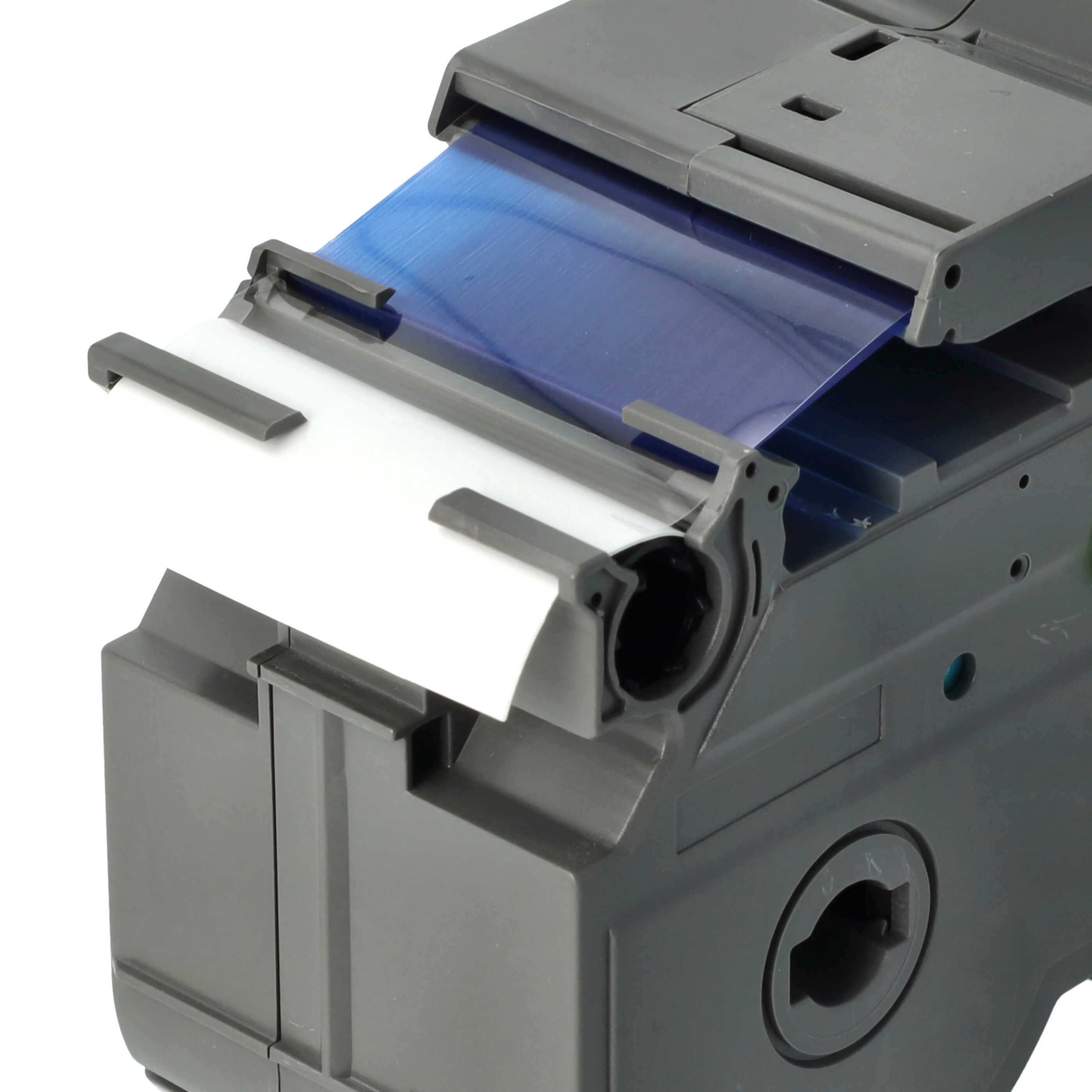 Cassetta nastro sostituisce Brother TZE-FX263 per etichettatrice Brother 36mm blu su bianco, flessibile