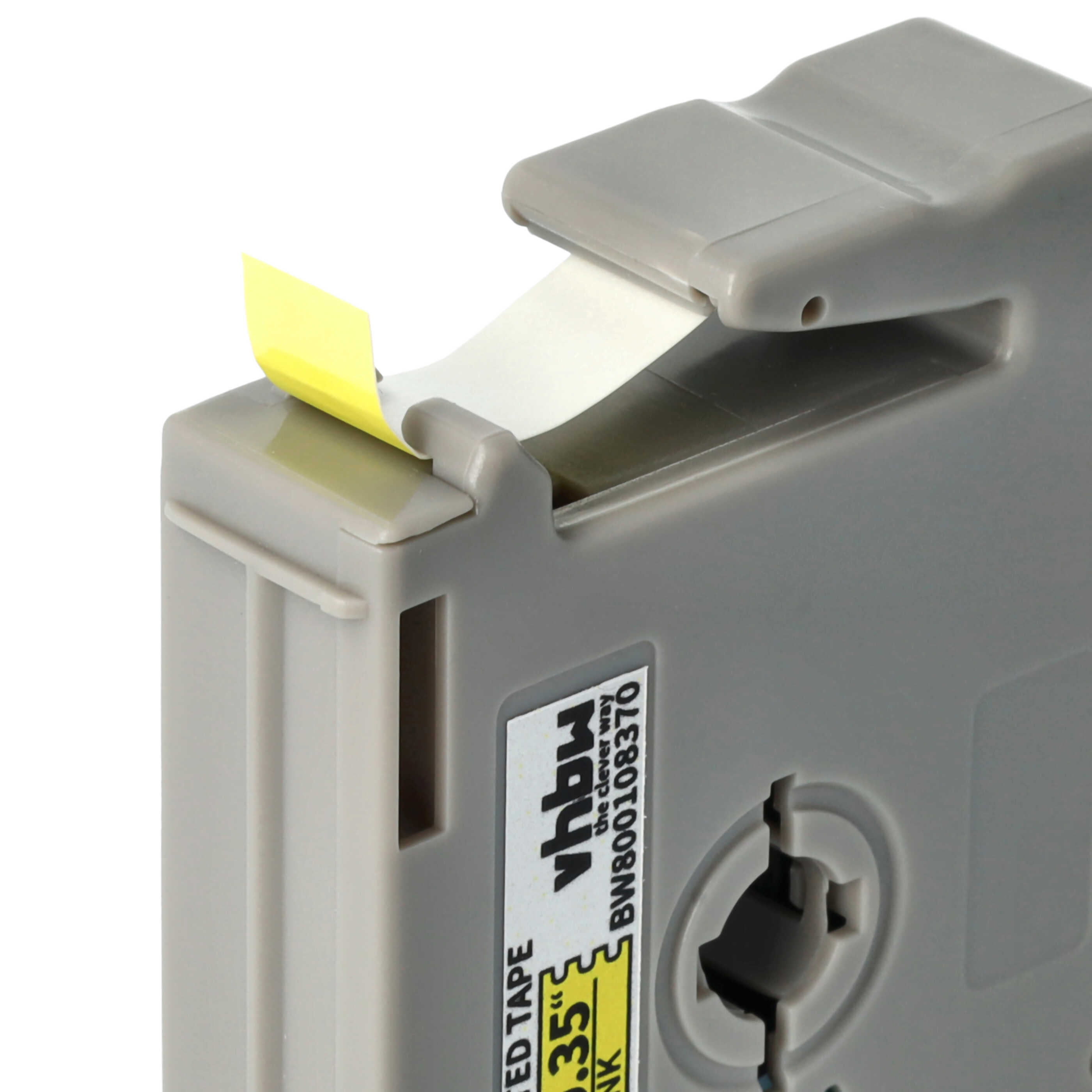 Cassetta nastro sostituisce Brother M-K621 per etichettatrice Brother 9mm nero su giallo
