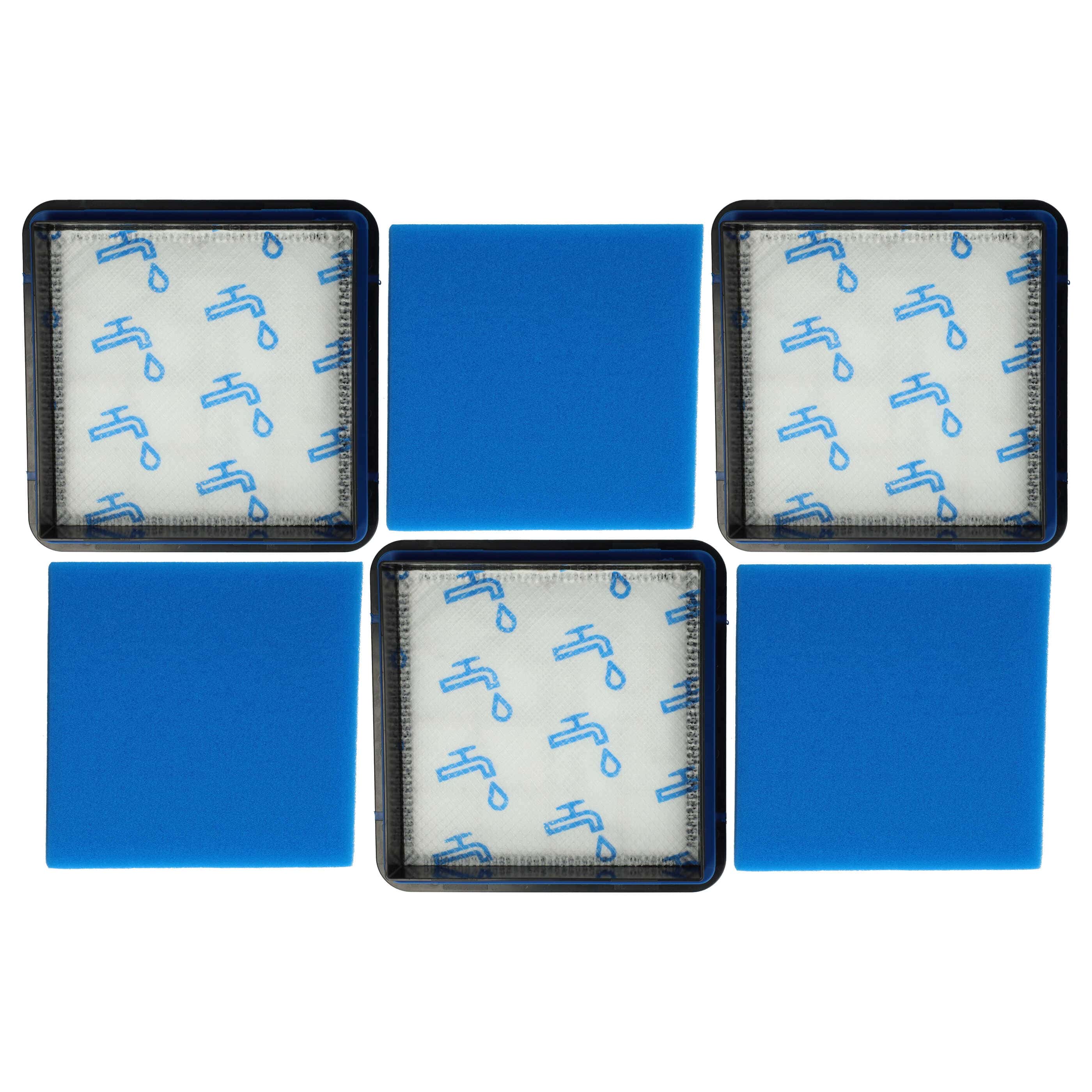 3x Filter Set replaces Philips 432200494471 for Philips Vacuum Cleaner - Vacuum Cleaner Filter Set