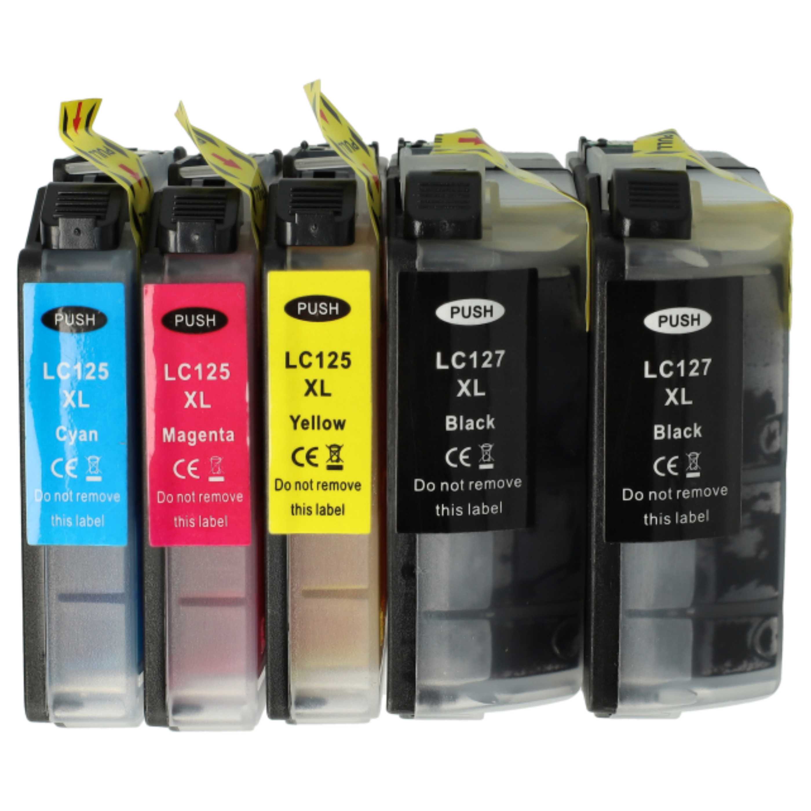 15x Ink Cartridges replaces Brother LC125C, LC125, LC127, LC125M, LC127BK, LC125Y 4110DW Printer - B/C/M/Y
