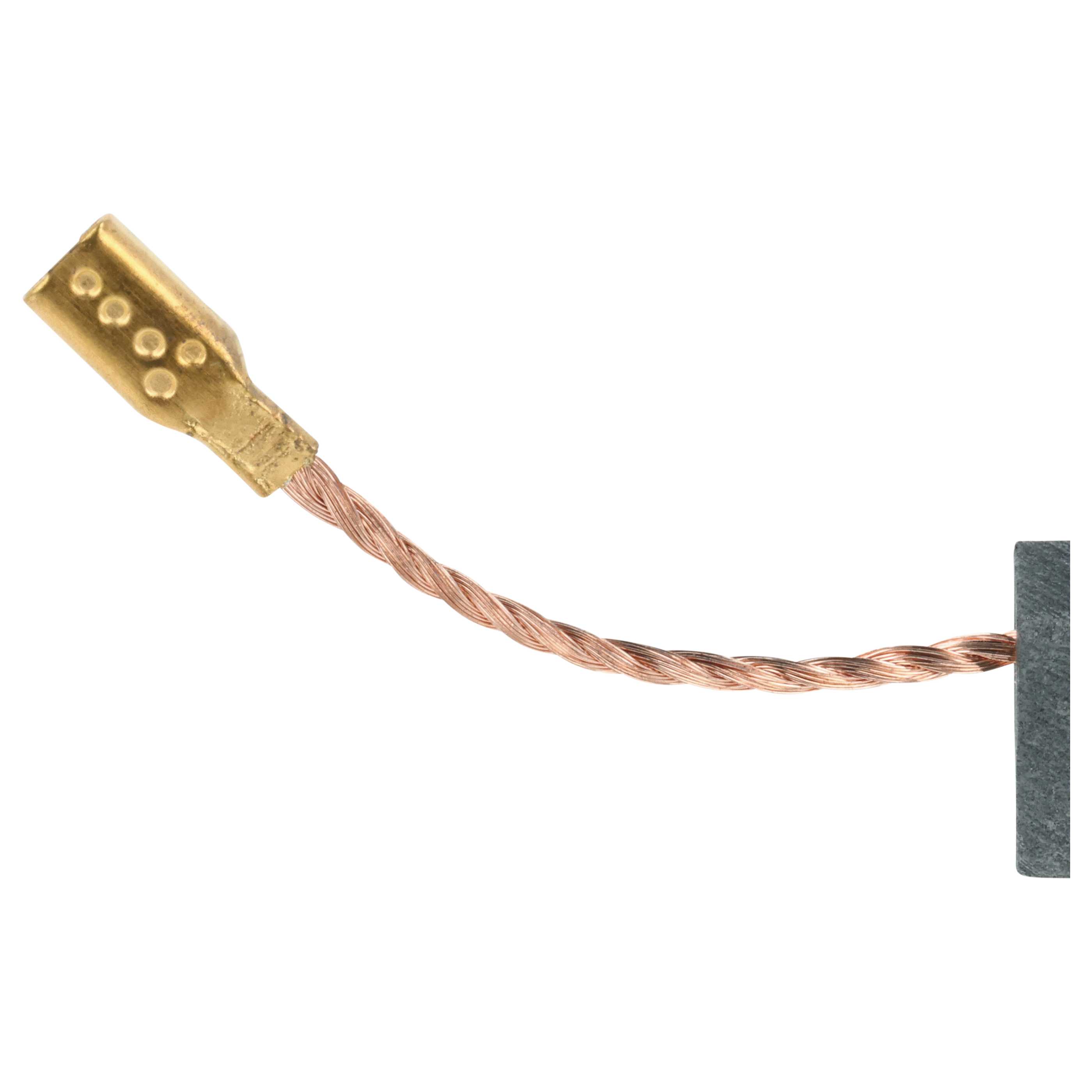 2x Kohlebürste passend für Kress 1000 WS Elektrowerkzeug - 5 x 10 x 16mm