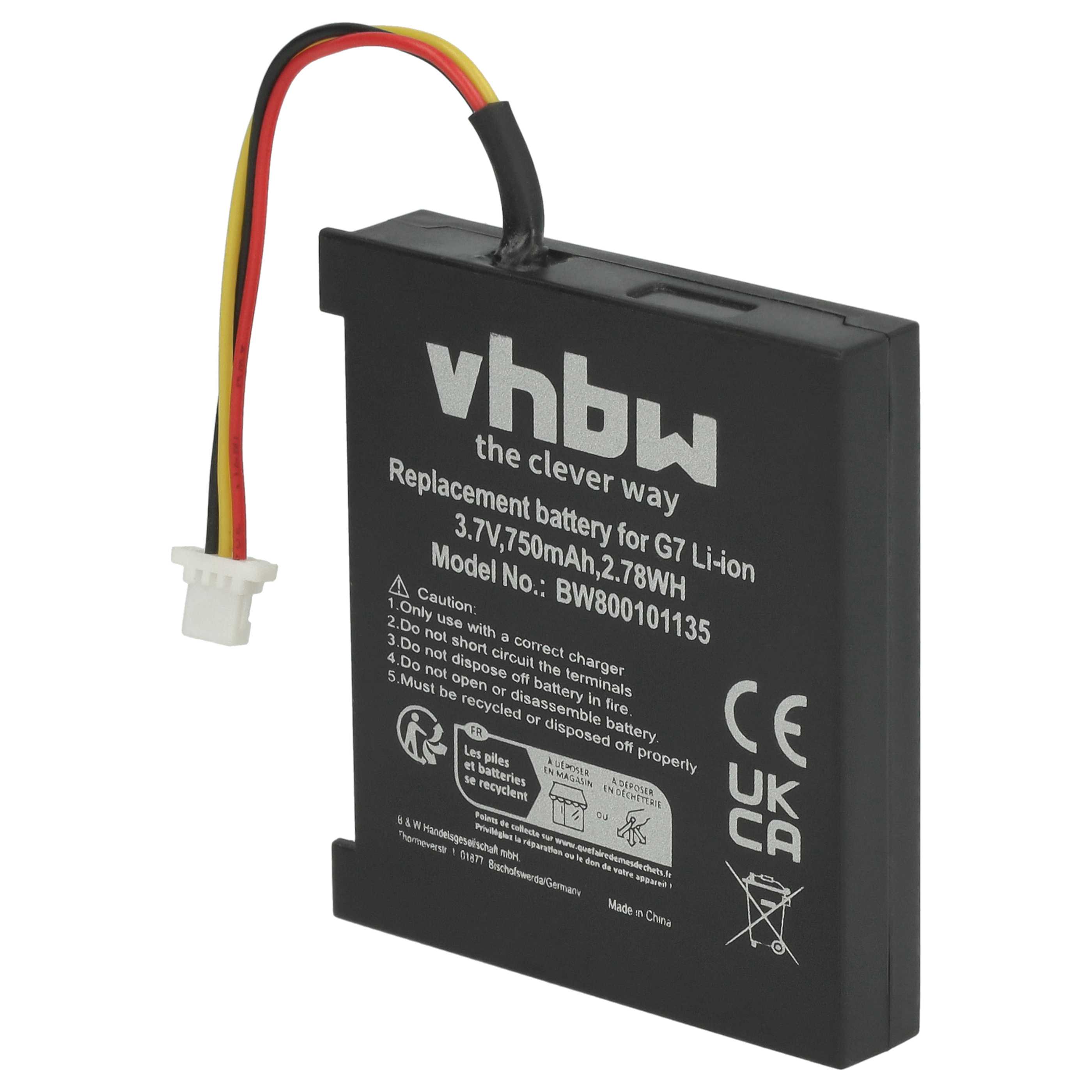Akumulator bateria do myszki zamiennik Logitech L-LY11, F12440097, 533-000018 - 750 mAh 3,7 V Li-Ion