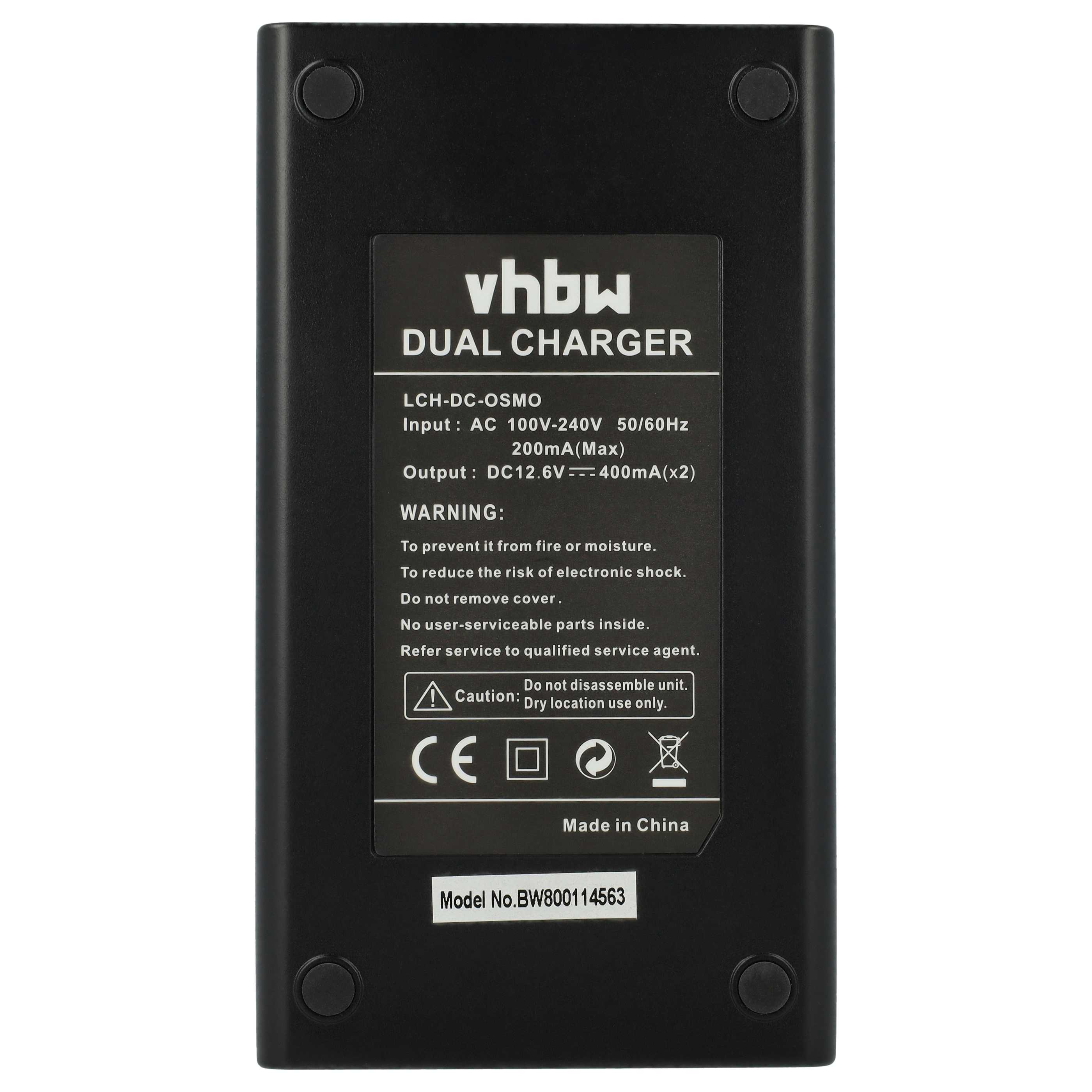 Battery Charger suitable for DJI Osmo Digital Camera - 0.4 A, 12.6 V