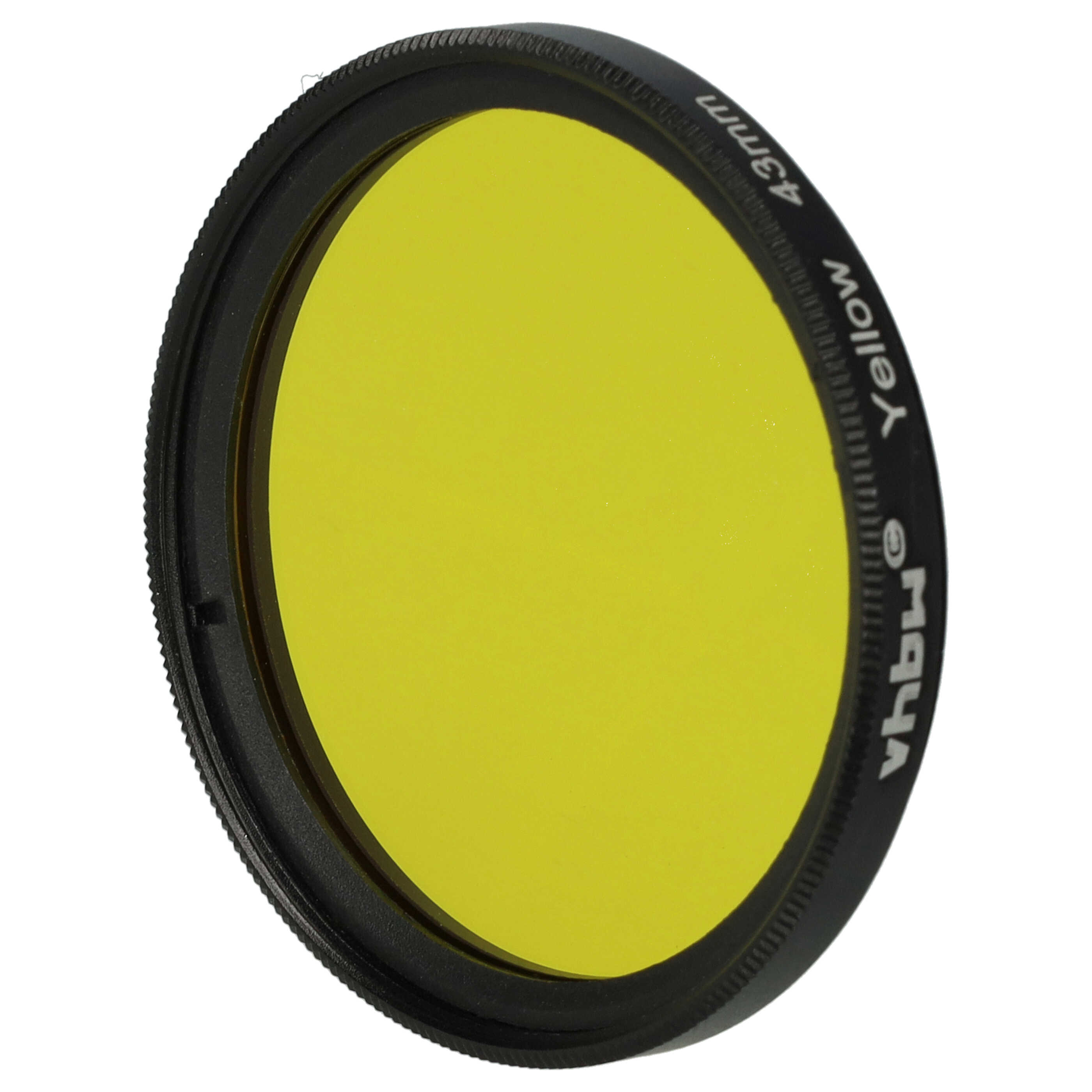 Coloured Filter, Yellow suitable for Camera Lenses with 43 mm Filter Thread - Yellow Filter