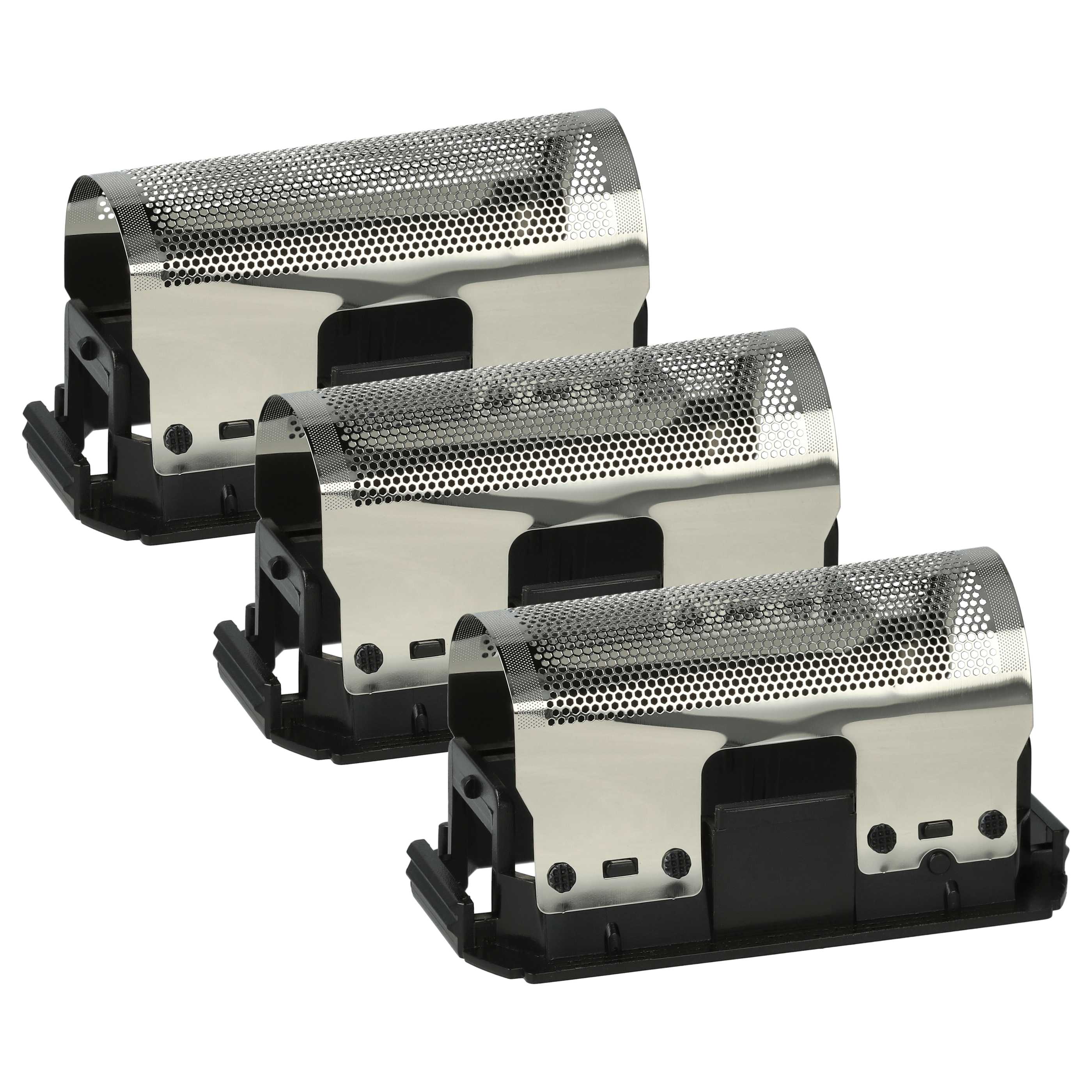 3x Shaver Foil replaces Braun 265, 5235760, SB235, SB265, 235 for Razor - incl. Frame, Black/Silver
