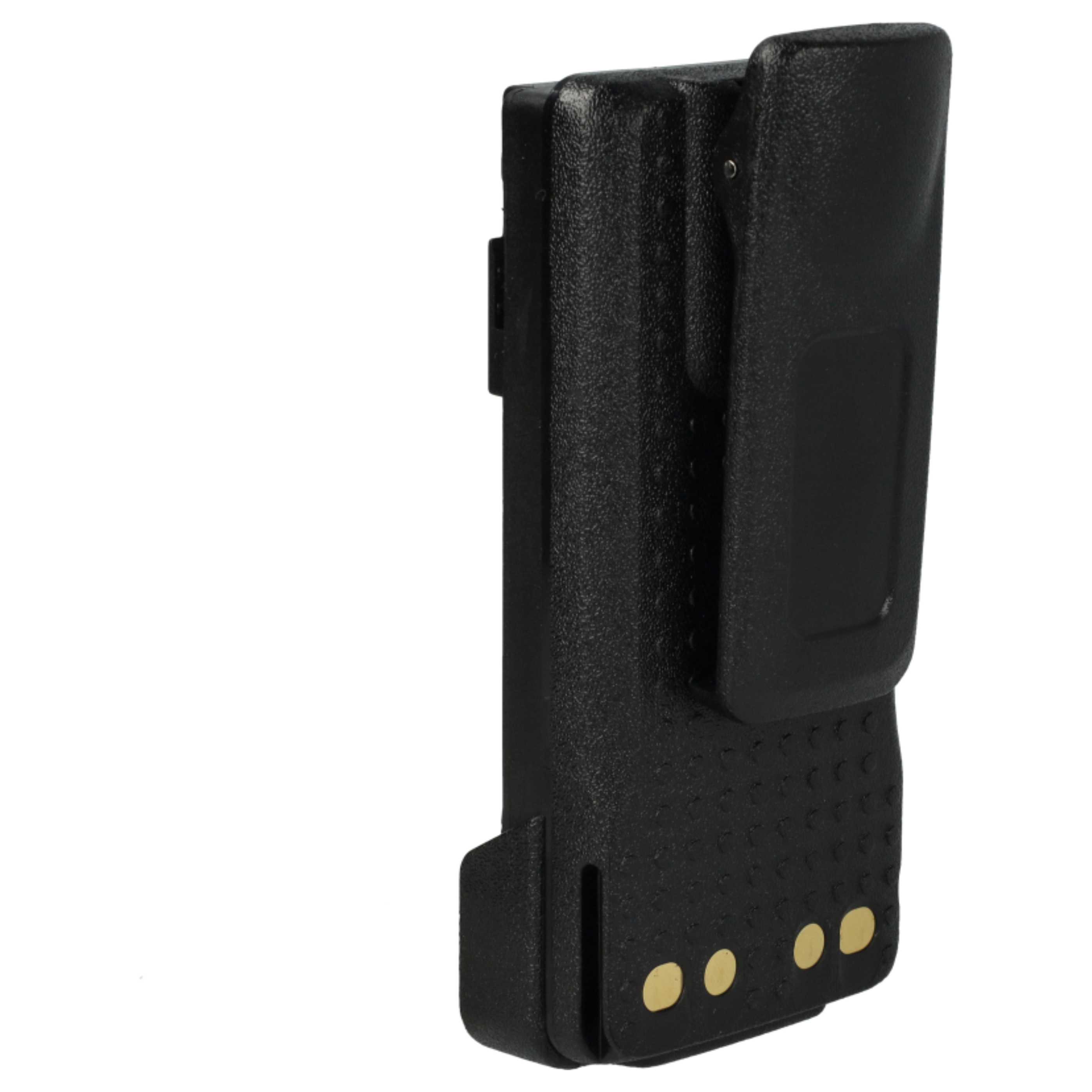 Radio 2x Battery replaces Motorola PMNN4406BR, PMNN4406, PMNN4409 - 2200 mAh 7.4 V Li-Ion + Belt Clip