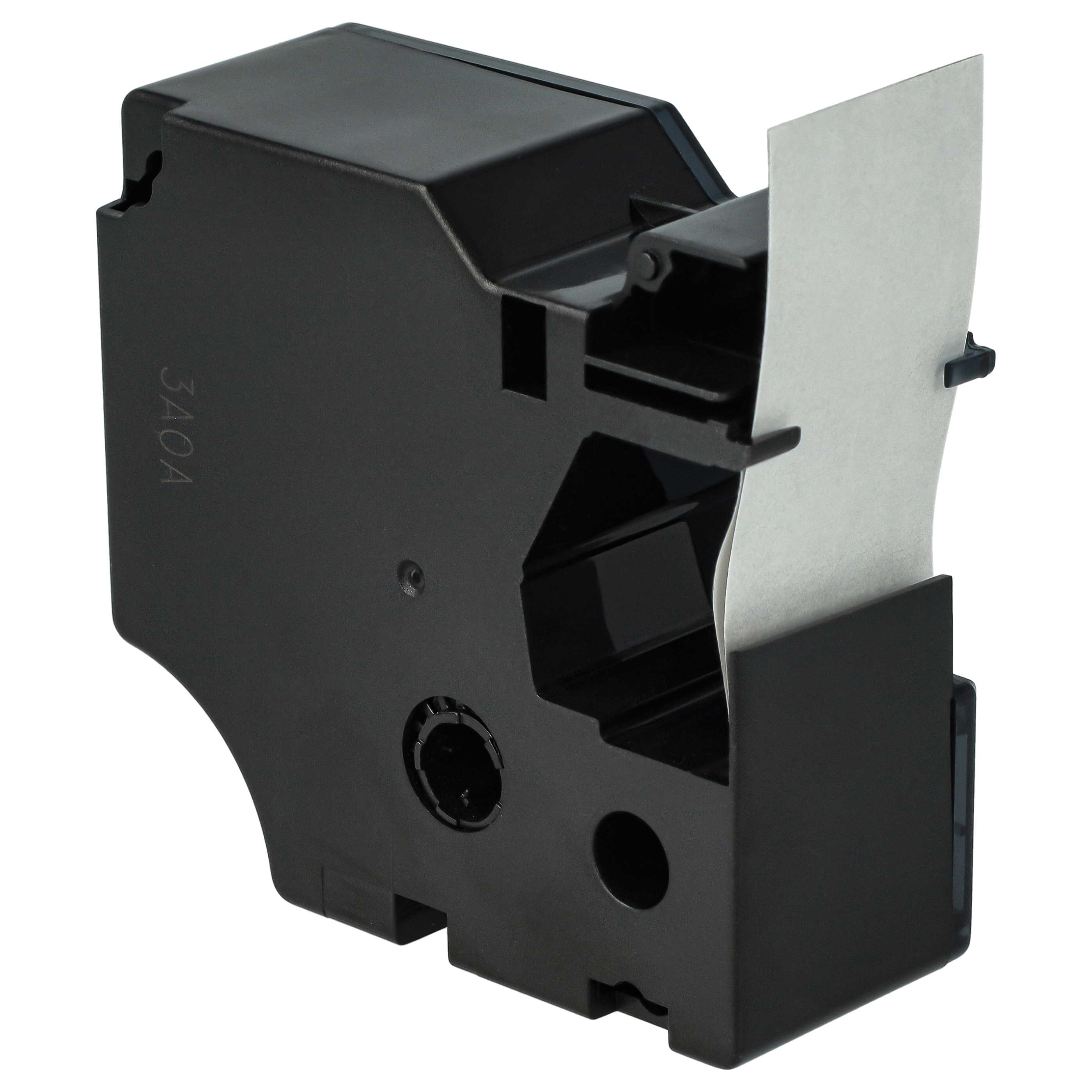 Label Tape replaces Dymo D1, 53721 - 24 mm White to Black