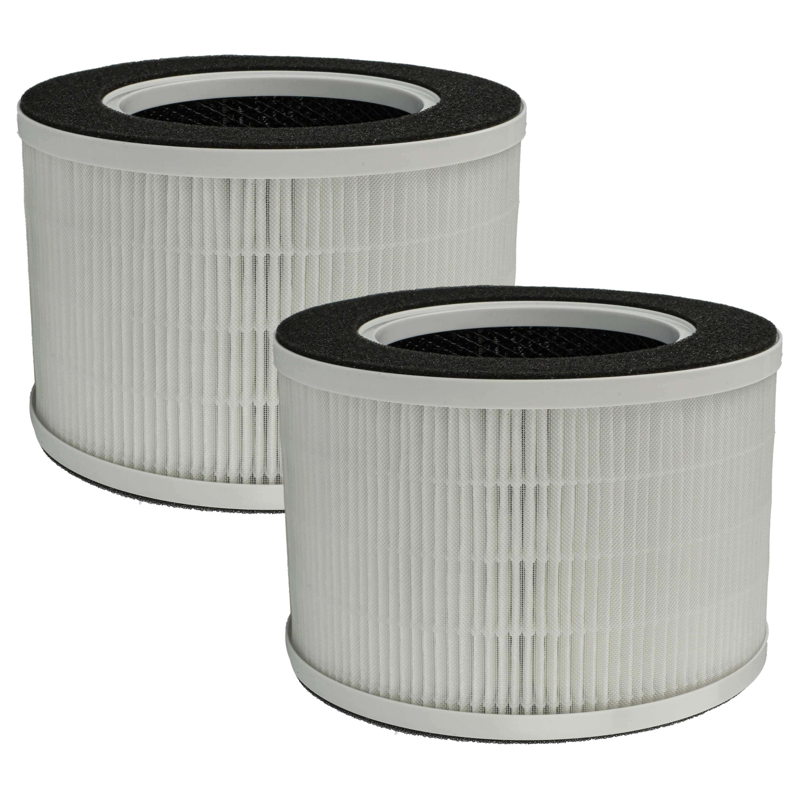 2x Filter as Replacement for Medion 50065982 - Pre Filter + HEPA + Activated Carbon