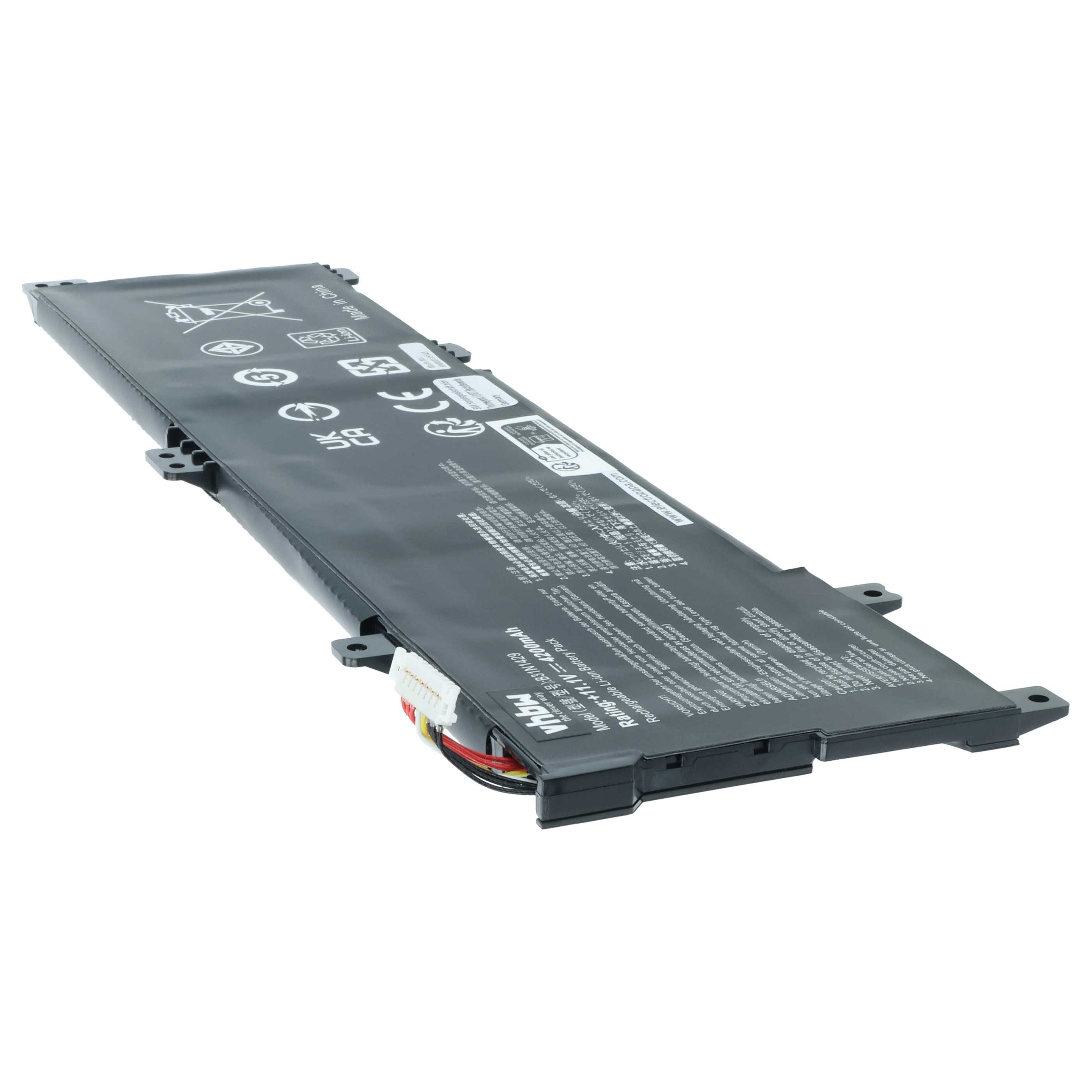 Akumulator do laptopa zamiennik Asus 0B200-01460000, B31N1429, 0B200-01460100 - 4200 mAh 11,1 V LiPo, czarny