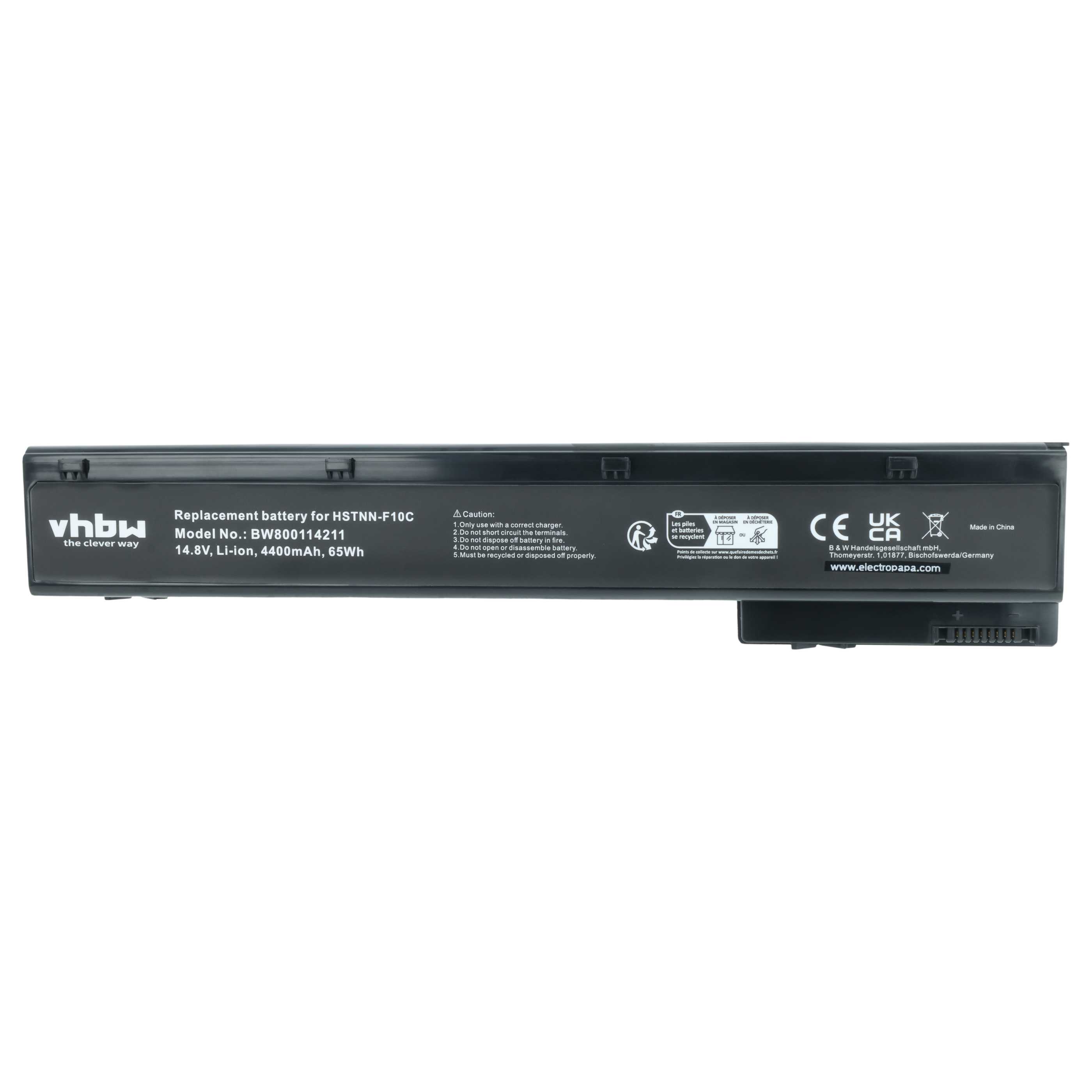 Akumulator do laptopa zamiennik HP 632114-421, 632113-151, 632425-001 - 4400 mAh 14,8 V Li-Ion, czarny