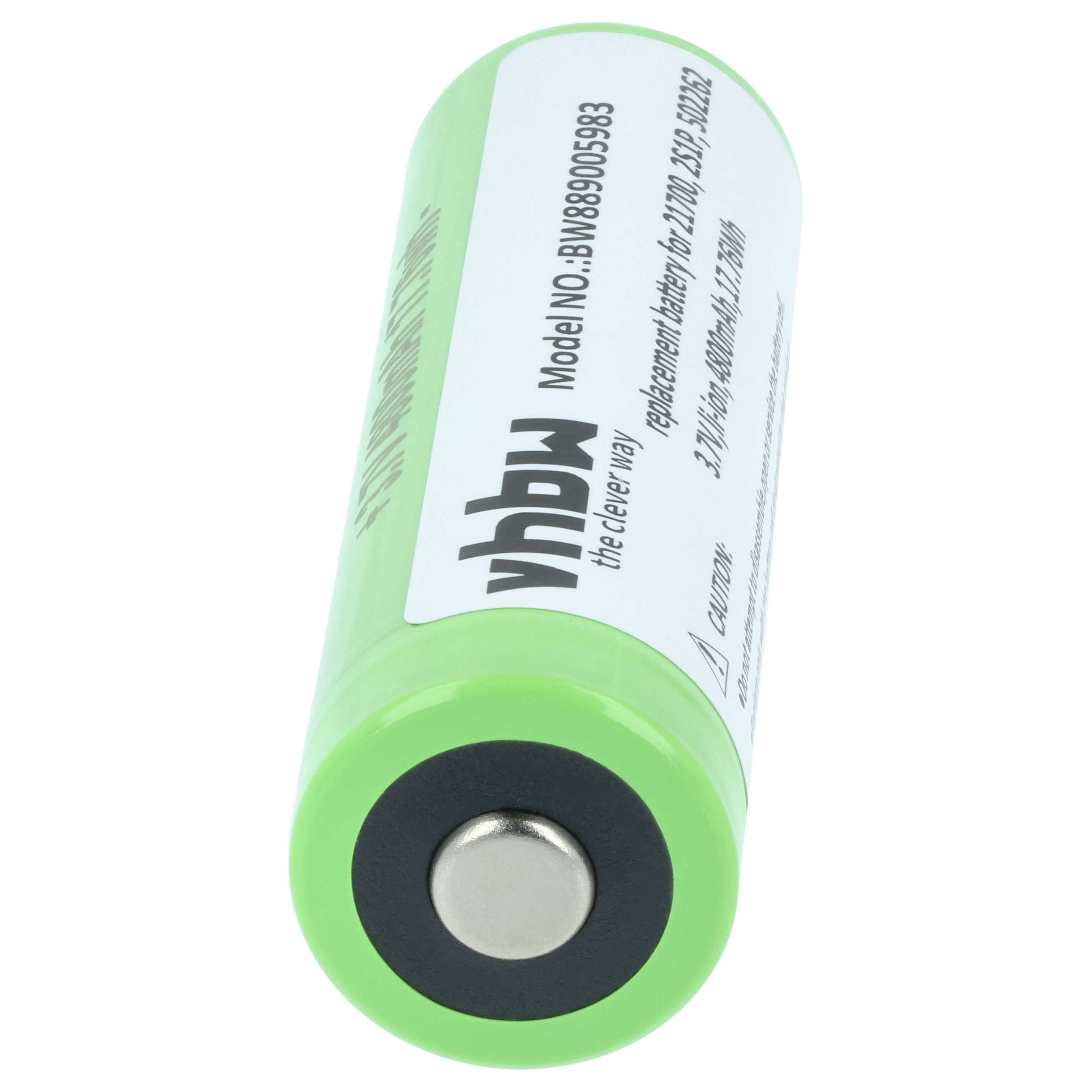 Batterie (2 pcs.) remplace Ledlenser 2S1P, 502262 lampe de poche Ledlenser - 4,8Ah 3,7V Li-ion