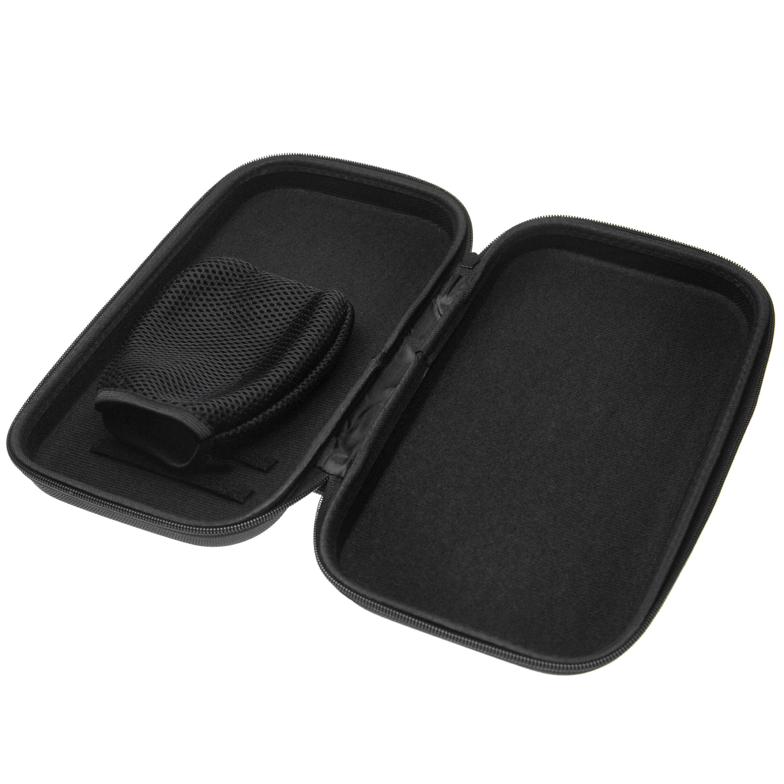 vhbw Storage CaseHair Curler & Hair Waver Accessories - Travel Bag, Organiser, Black