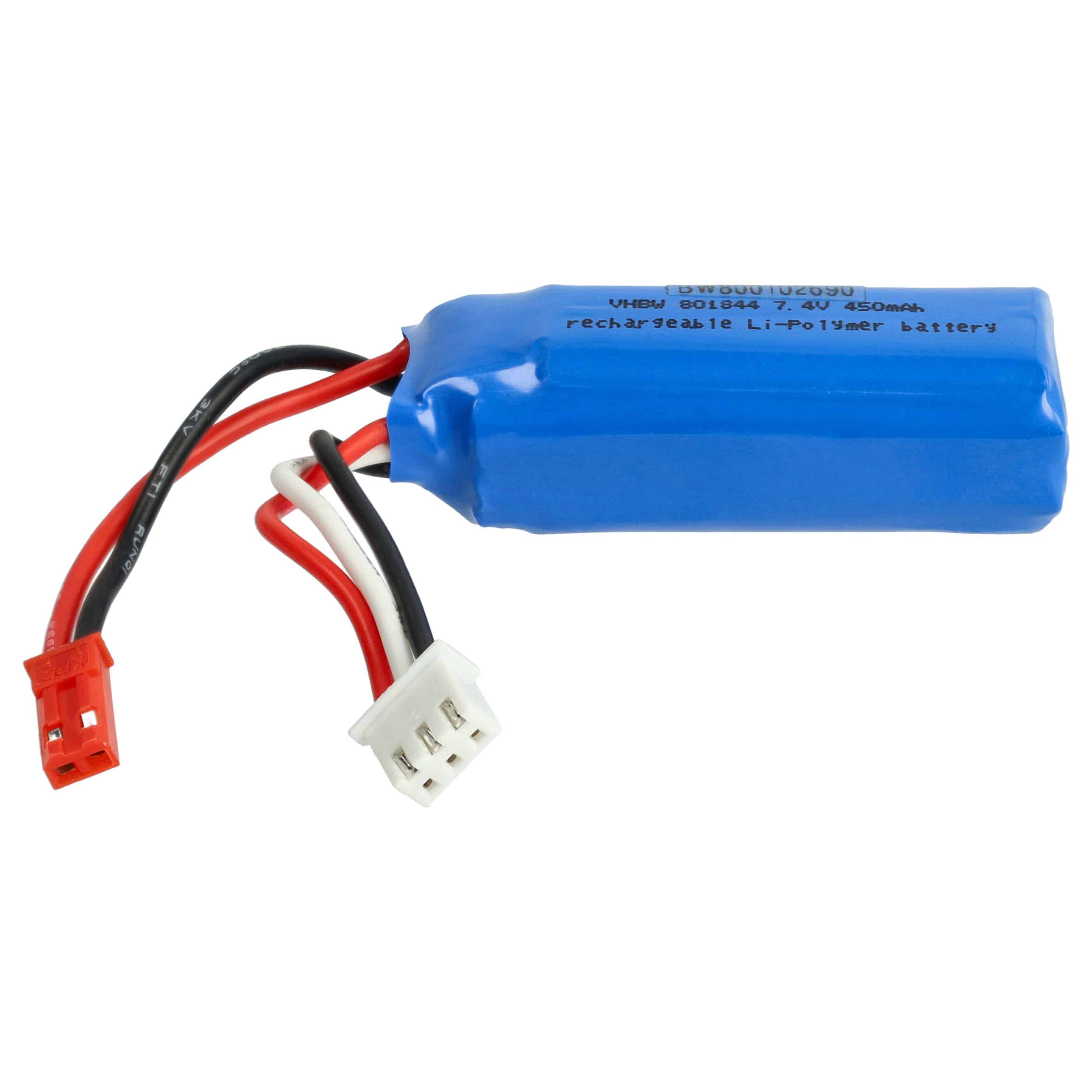 RC Modellbau-Akku - JST-SYP-2P - 450mAh 7,4V Li-Polymer