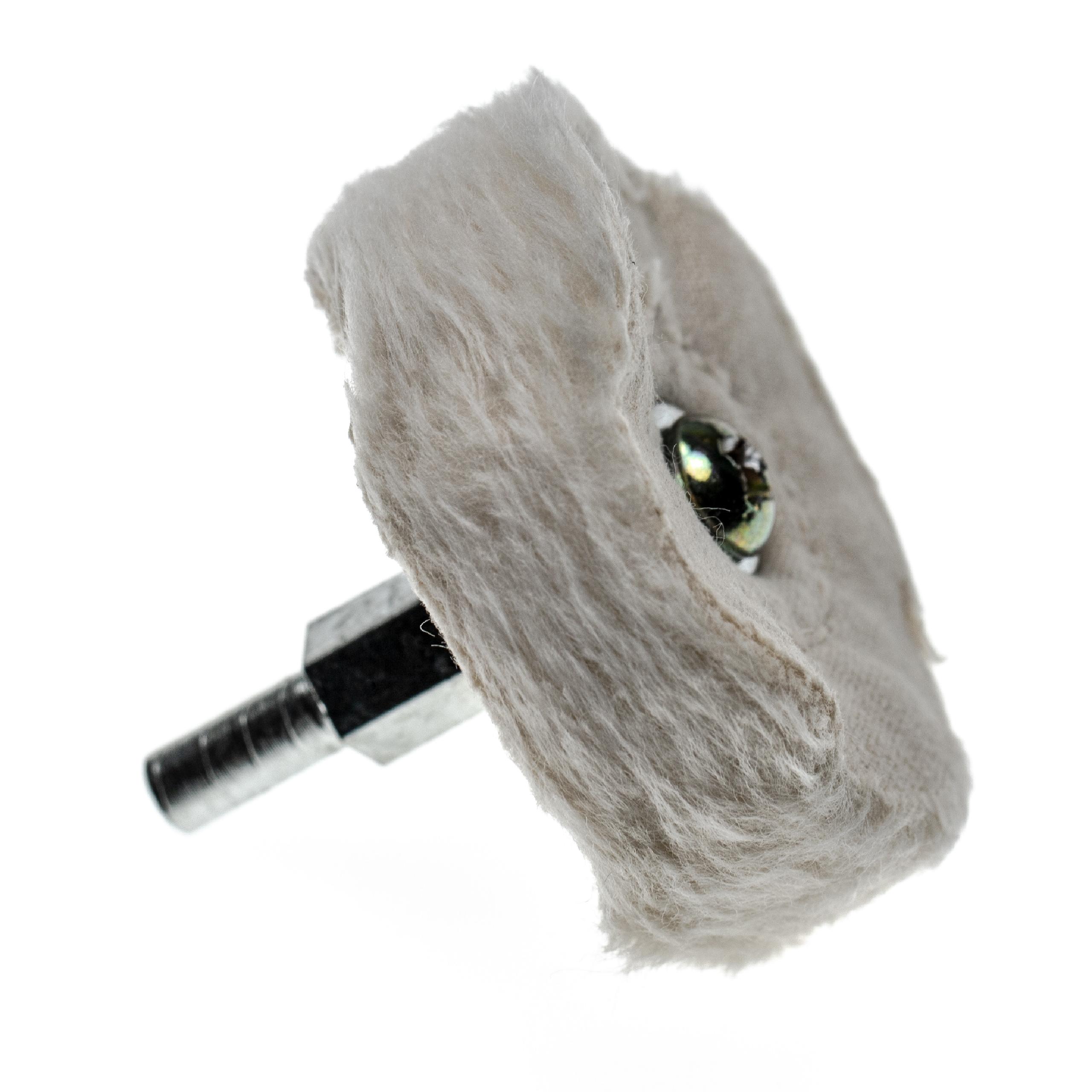 Bonnet de polissage pour modèle courant de perceuse sans fil de 5,1cm (2") de diamètre - Avec clé de serrage