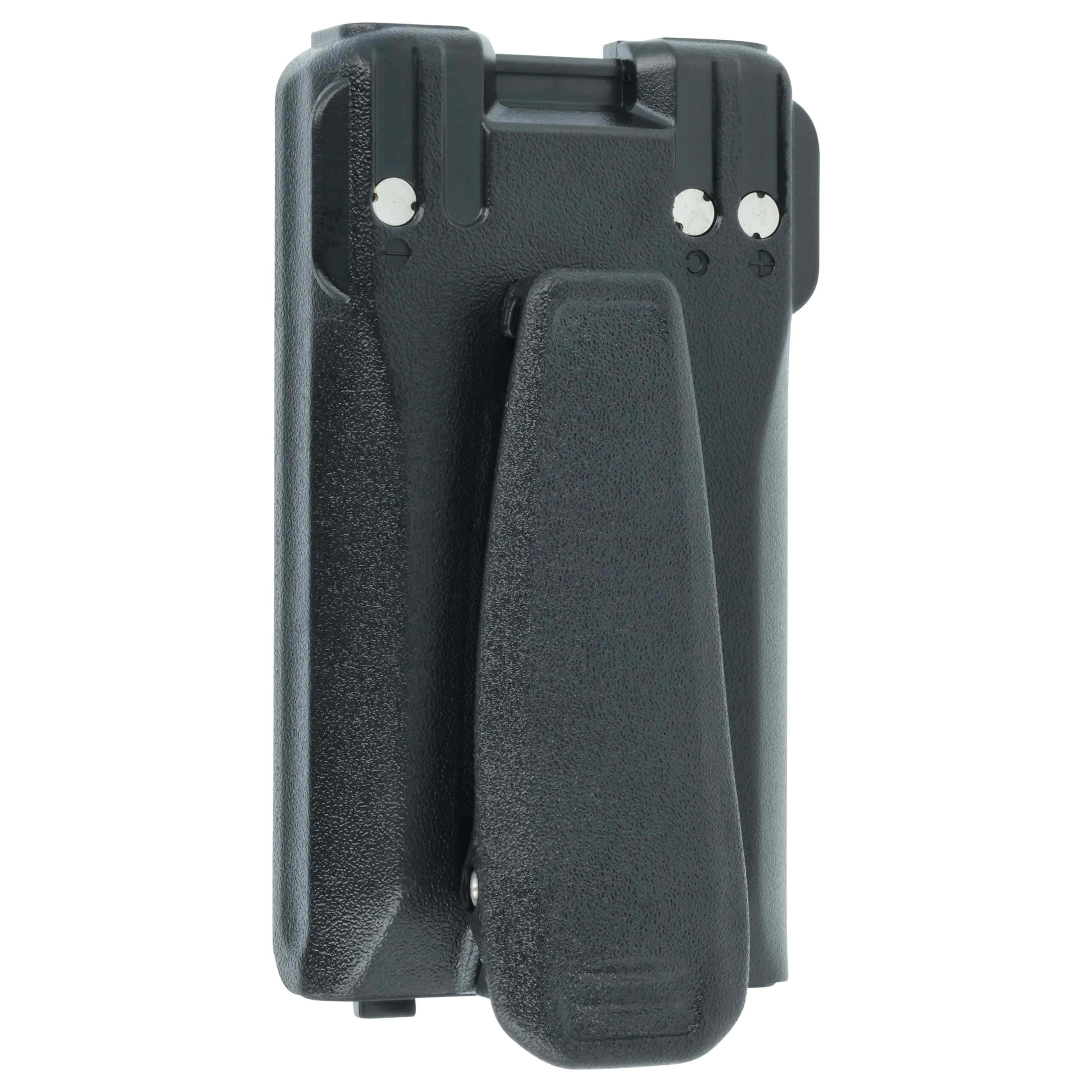 Radio 2x Battery replaces Icom BP-265LI, BP-265 - 2200 mAh 7.4 V Li-Ion + Belt Clip
