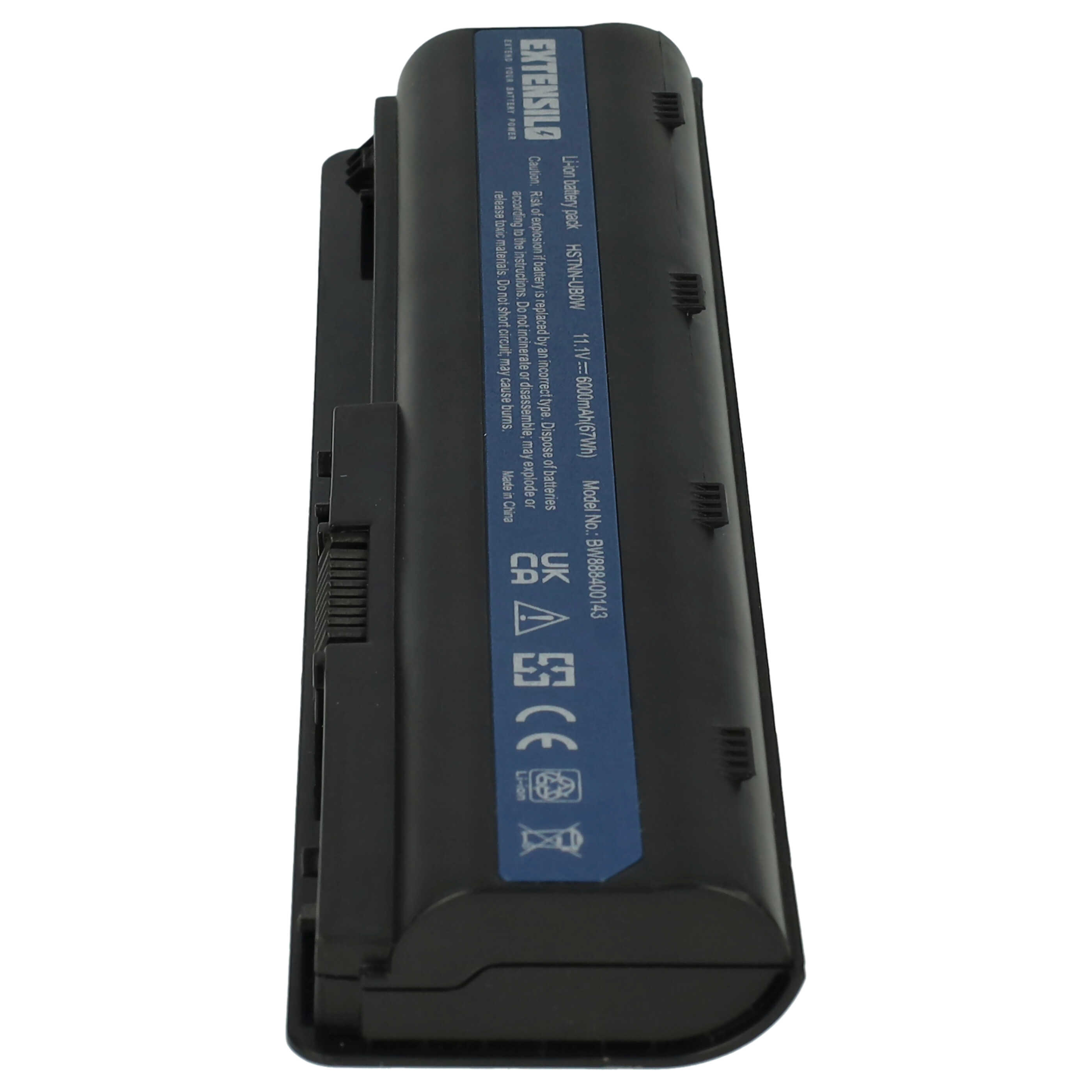 Notebook Battery Replacement for HP 588178-141, 586028-341, 586006-321, 586006-361 - 6000mAh 11.1V Li-ion
