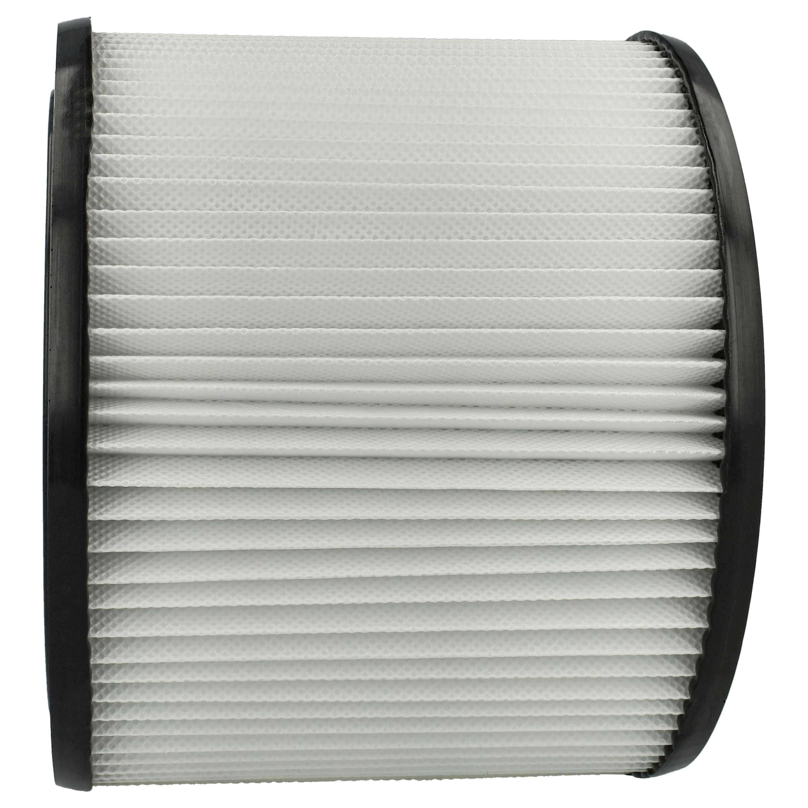 2x Filtercartridge filter / round filter replaces Masko 13297 for Masko Vacuum Cleaner, black / white